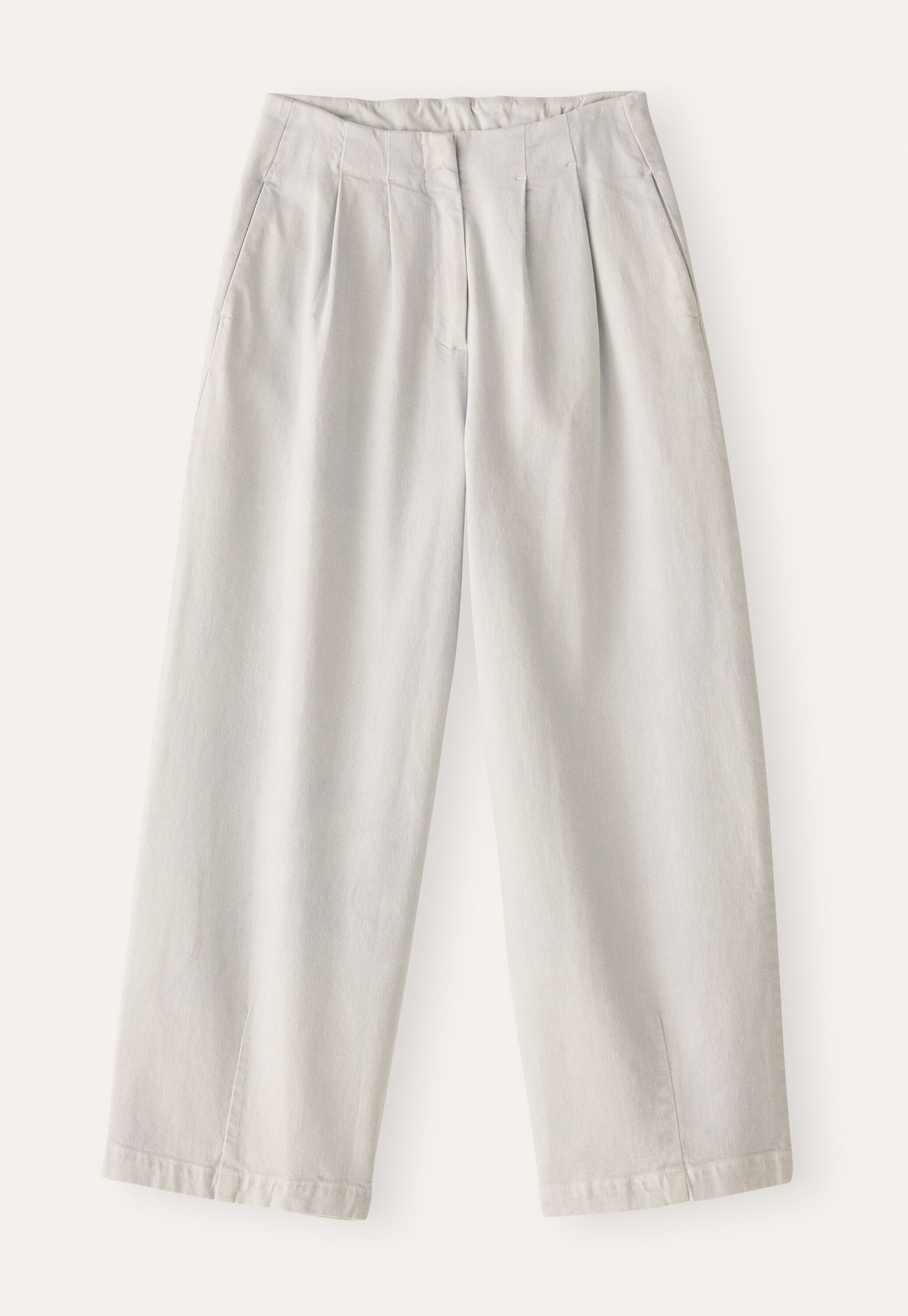 K&uuml;rzer geschnittene Bundfaltenhose