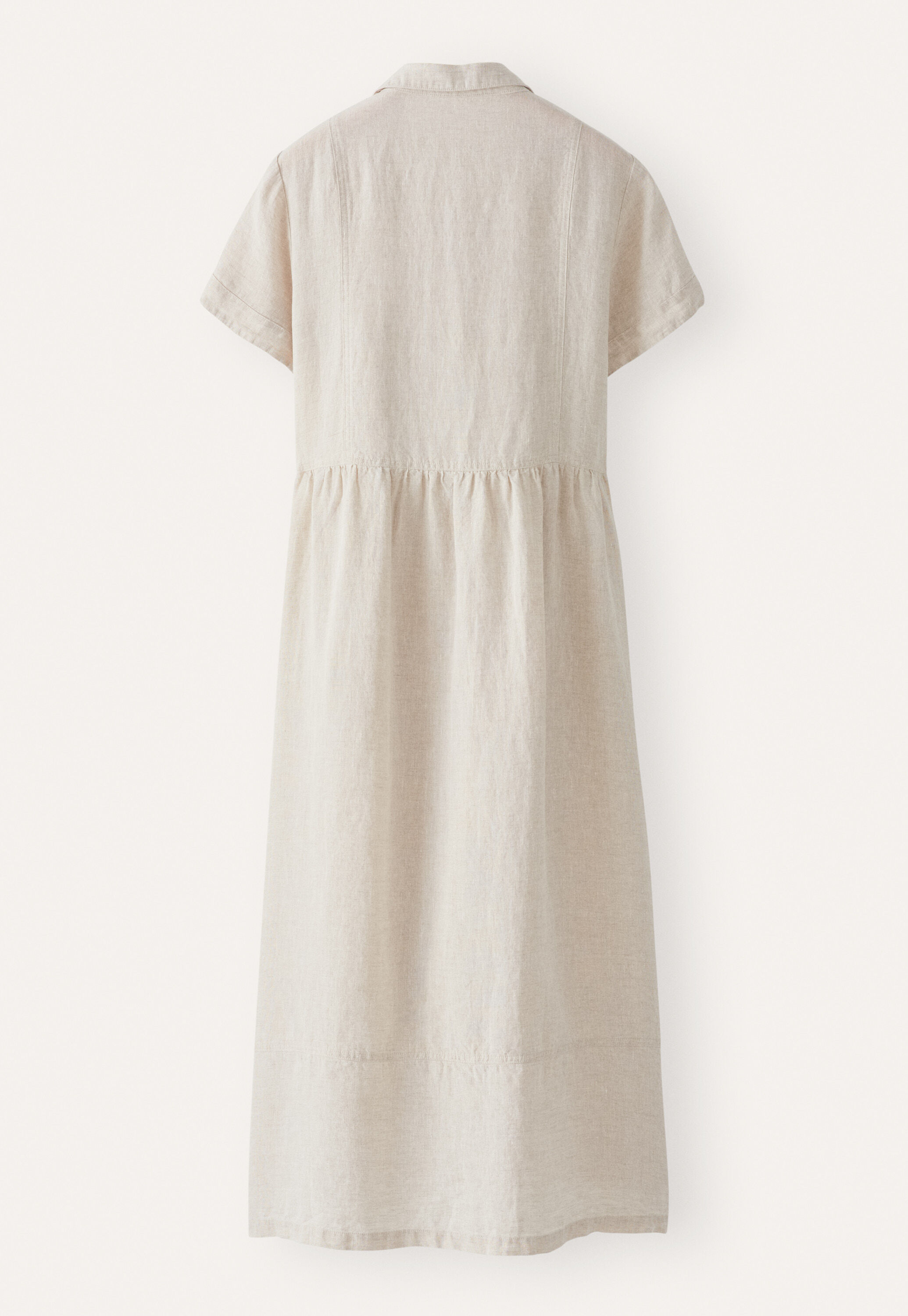 Kleid mit geraffter Taille