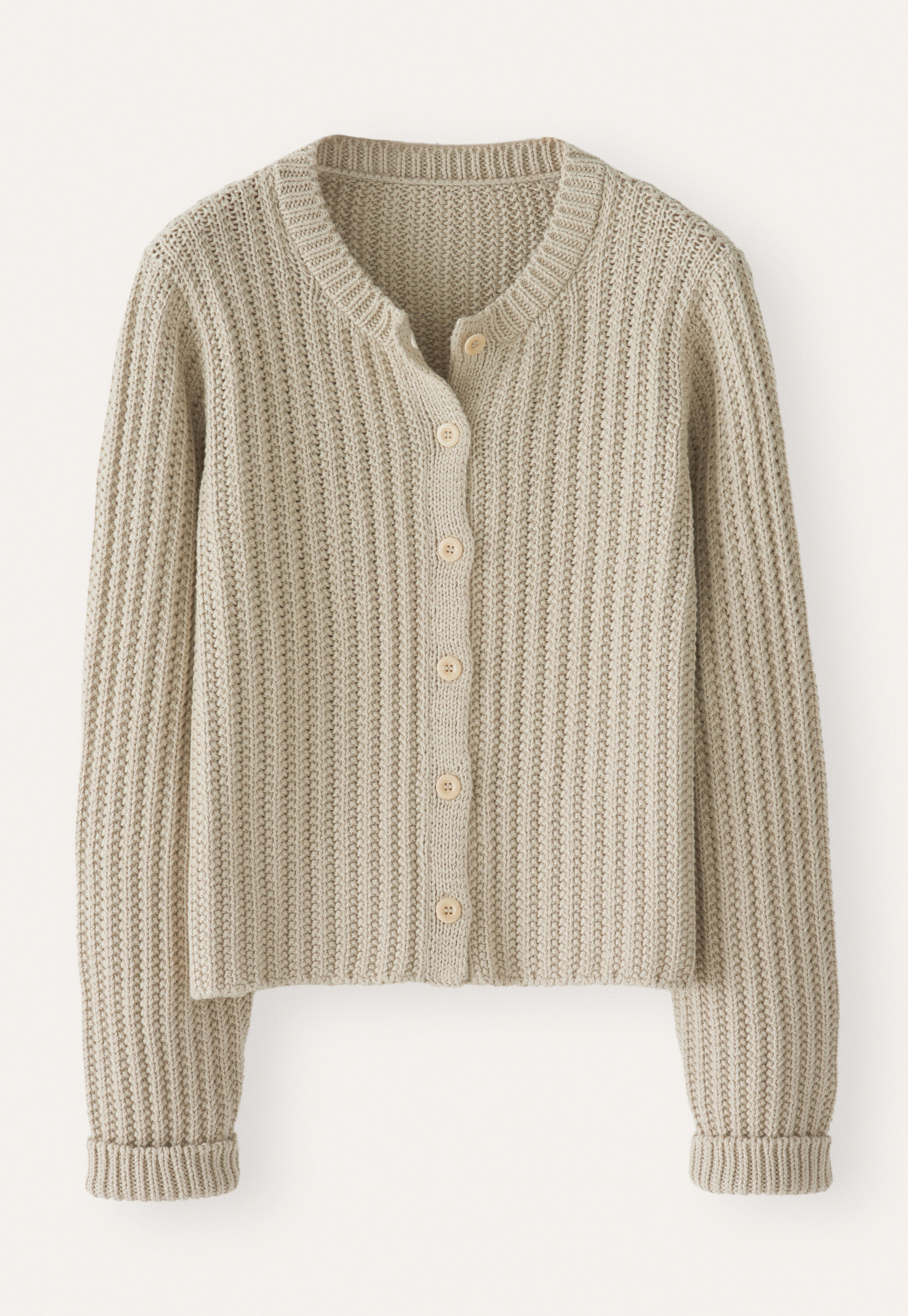 Gerippter Cardigan