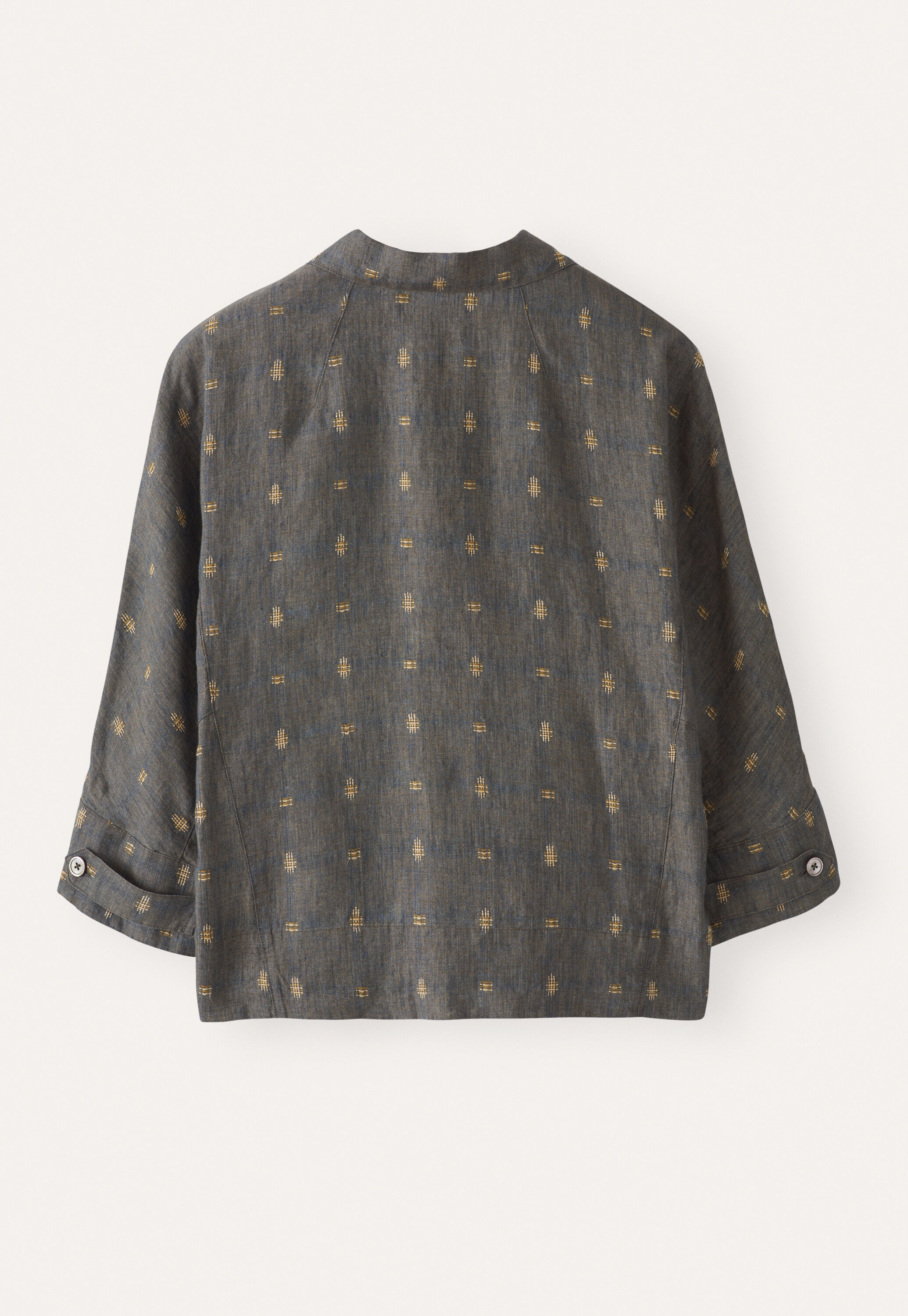 Bluse aus geklipptem Dobby