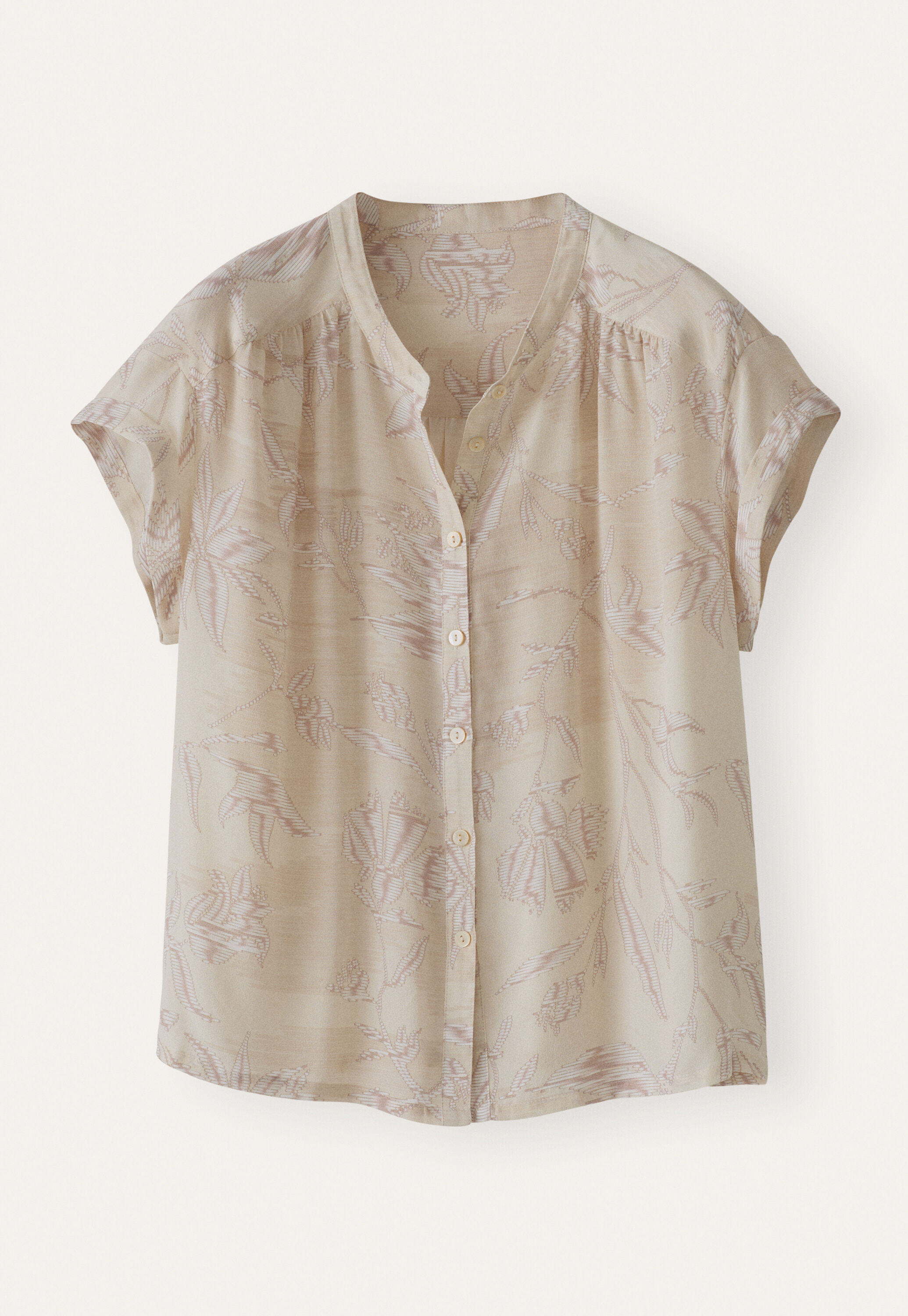 Bedruckte kastige Bluse