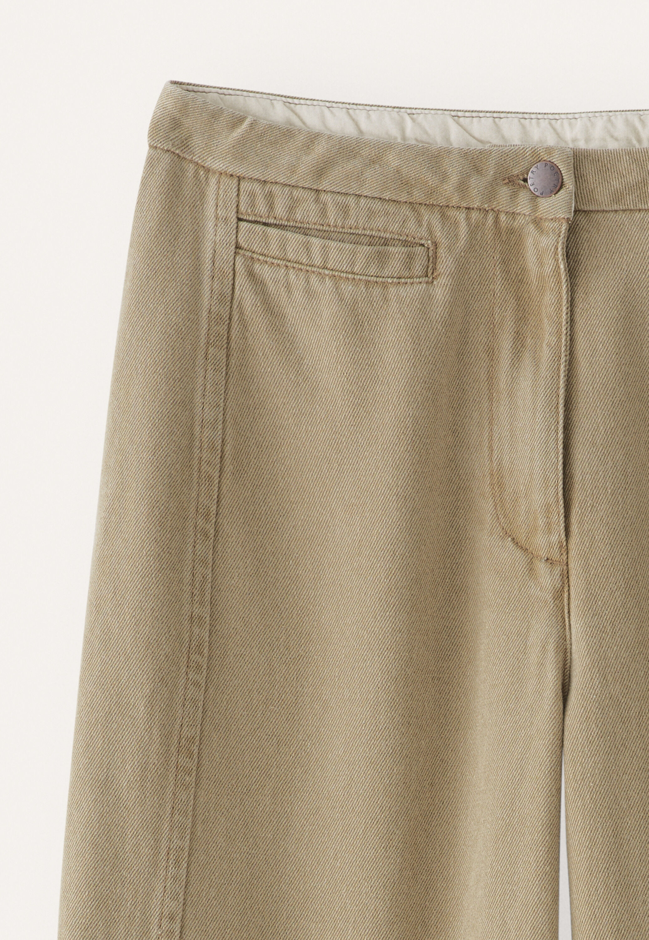 Schmale, k&uuml;rzere Jeans