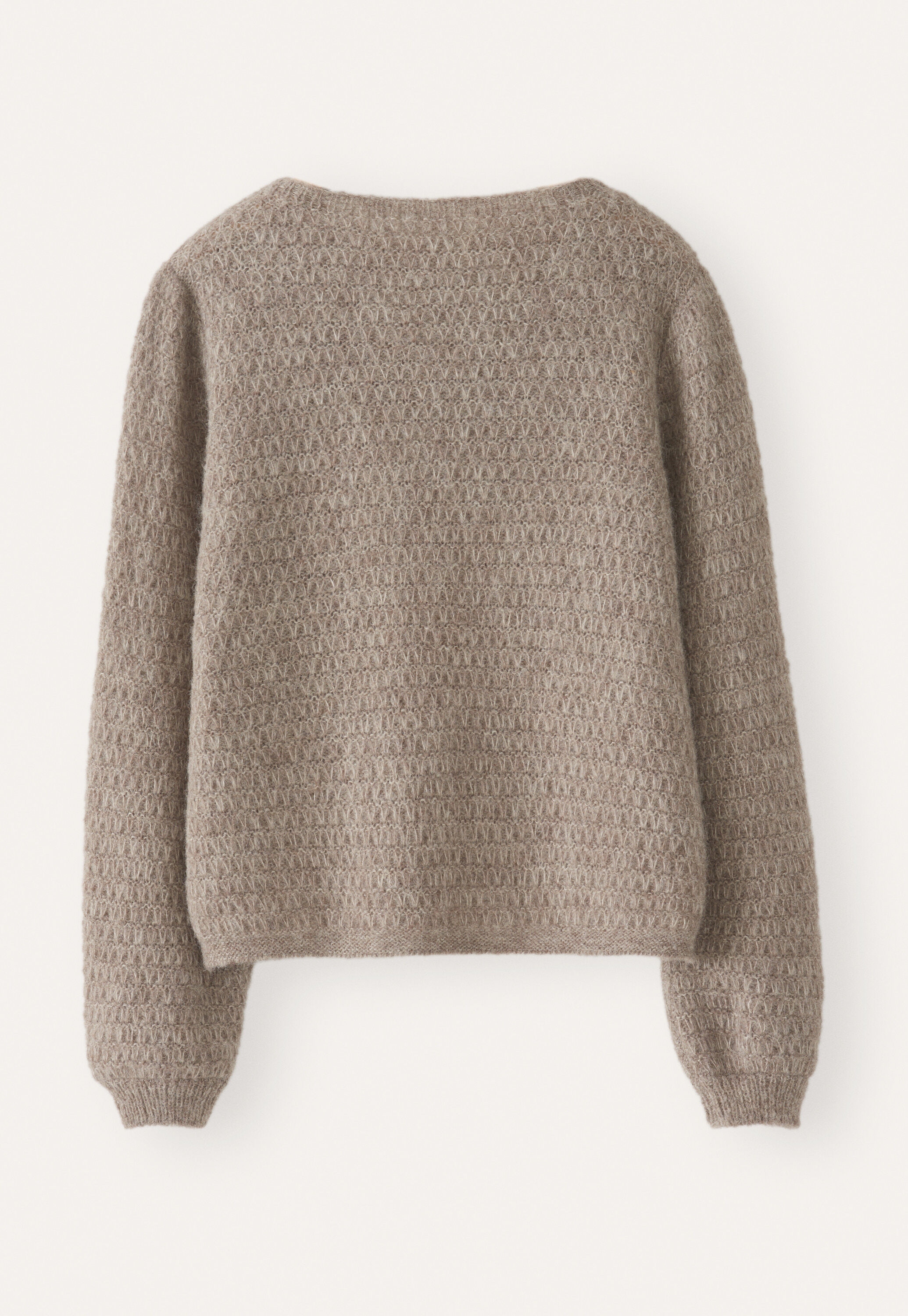 Fangmuster-Pullover