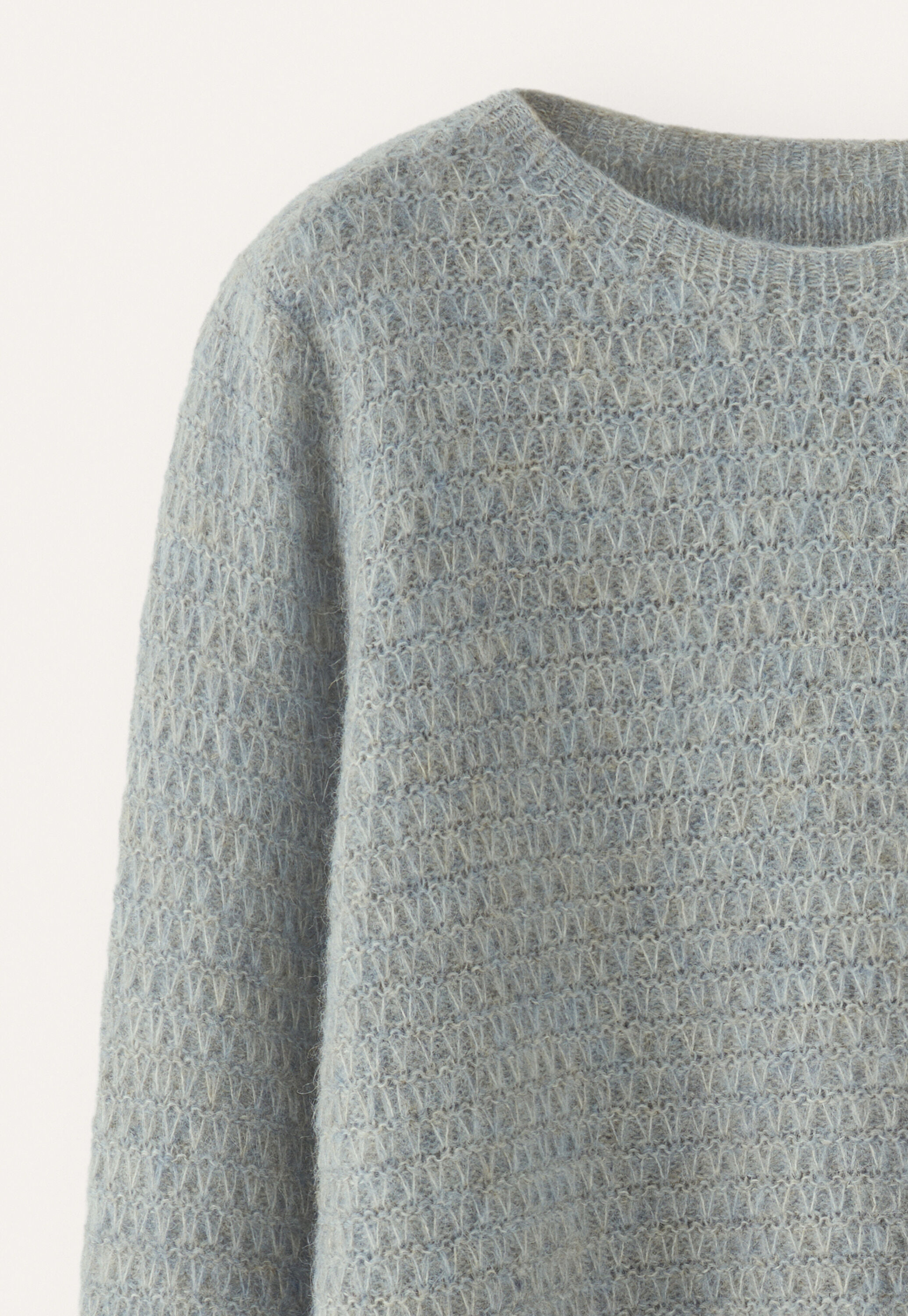 Fangmuster-Pullover