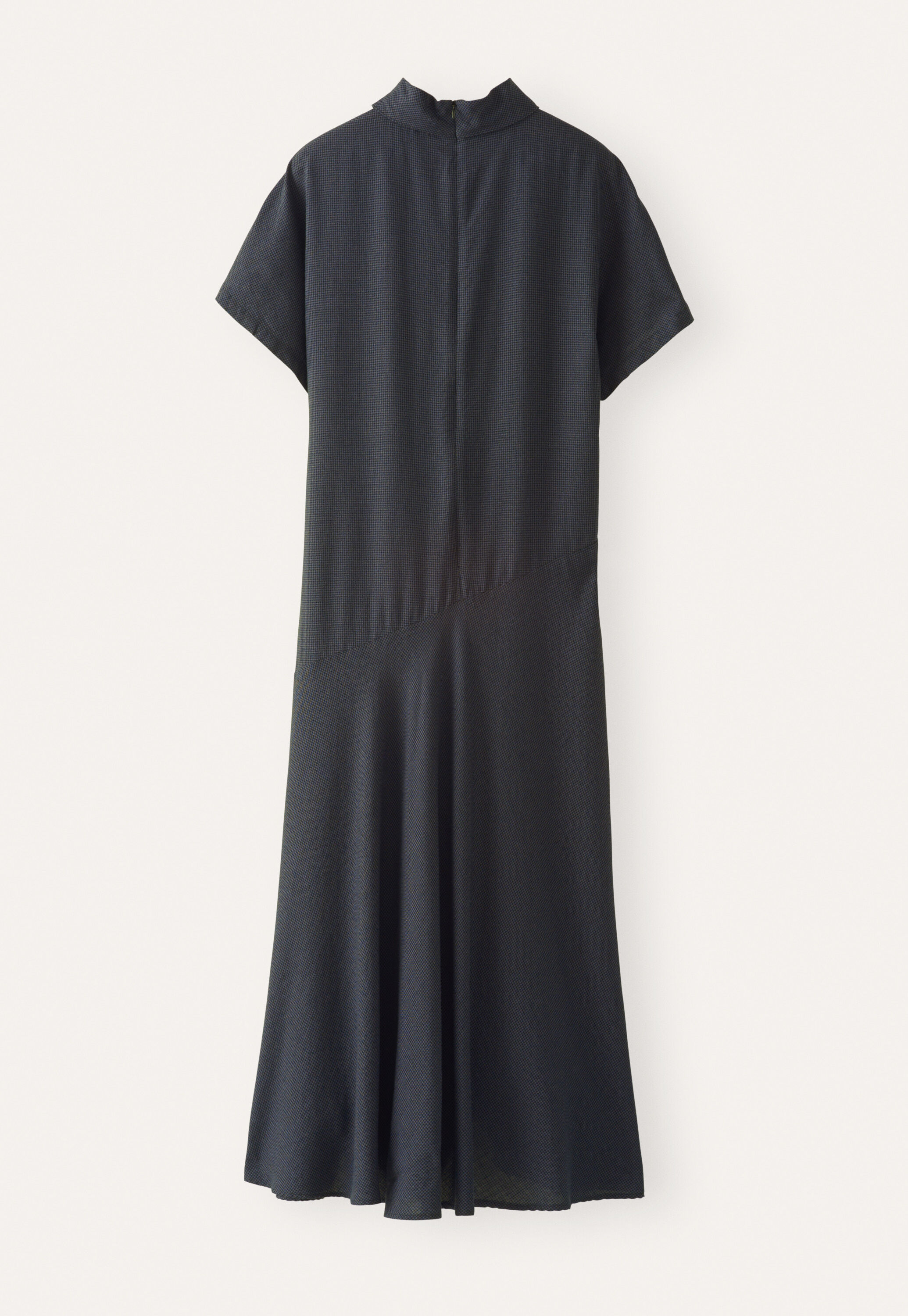 Kleid mit Hahnentrittmuster