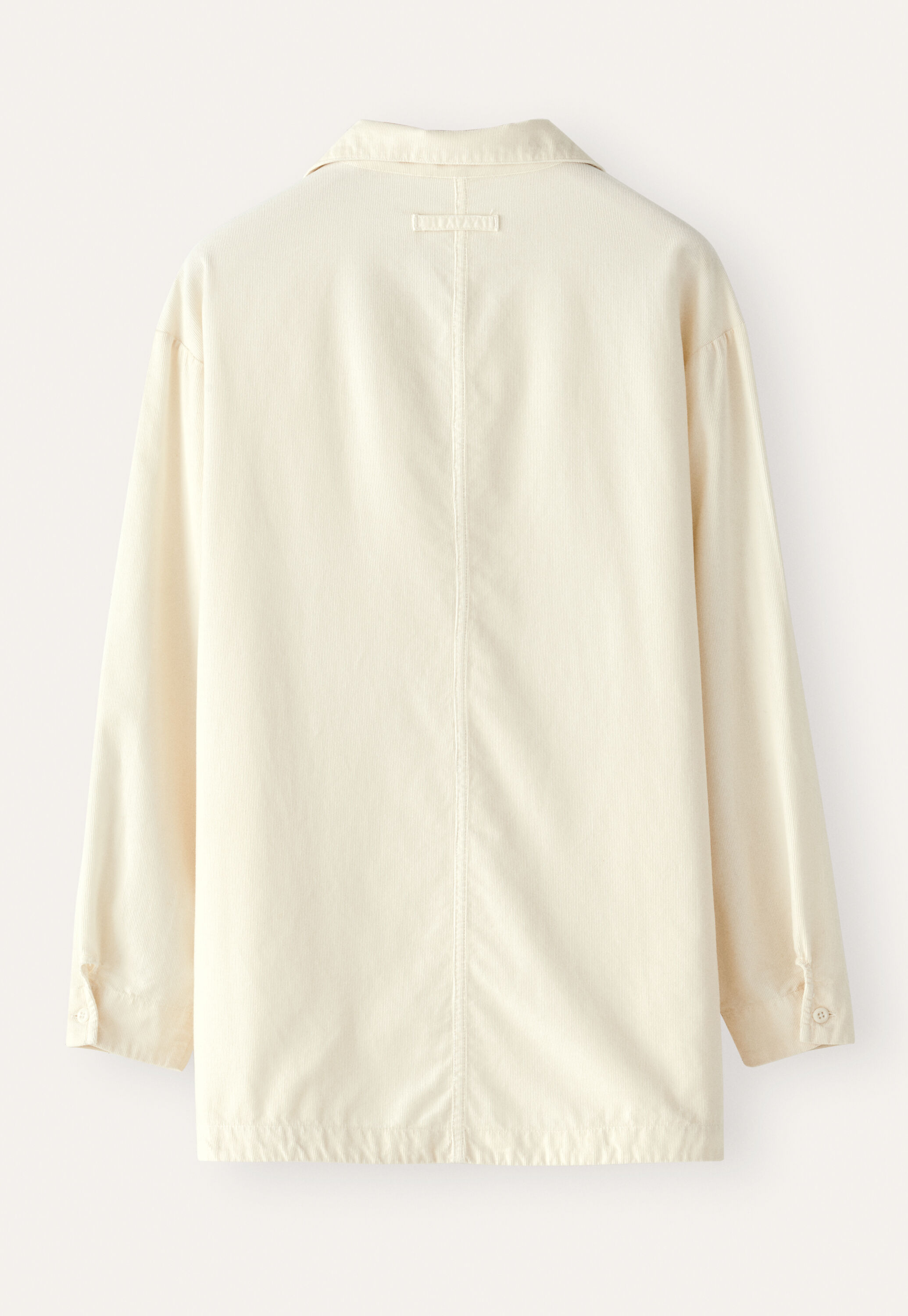 Bluse mit Trichterkragen