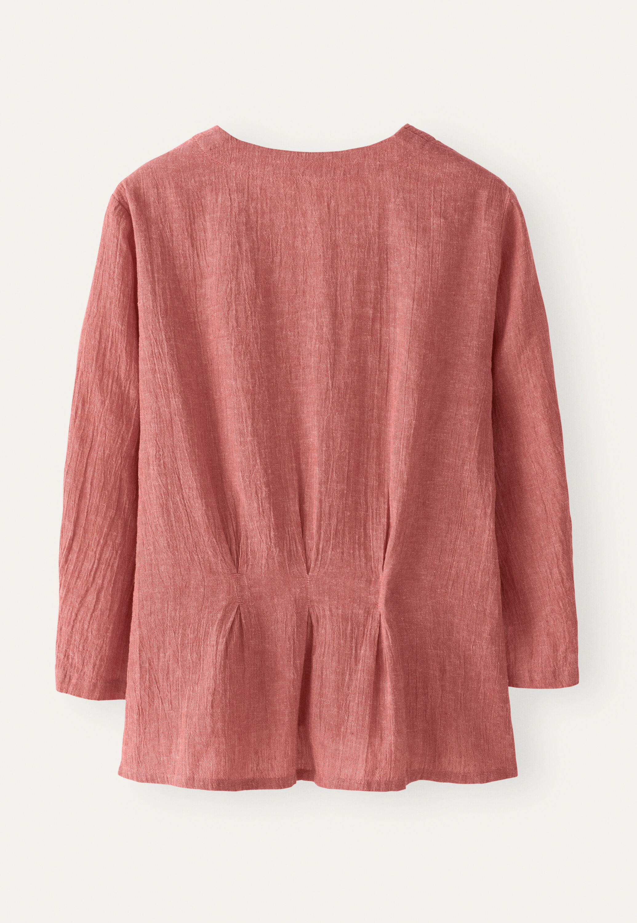 Bluse mit plissierter Taille