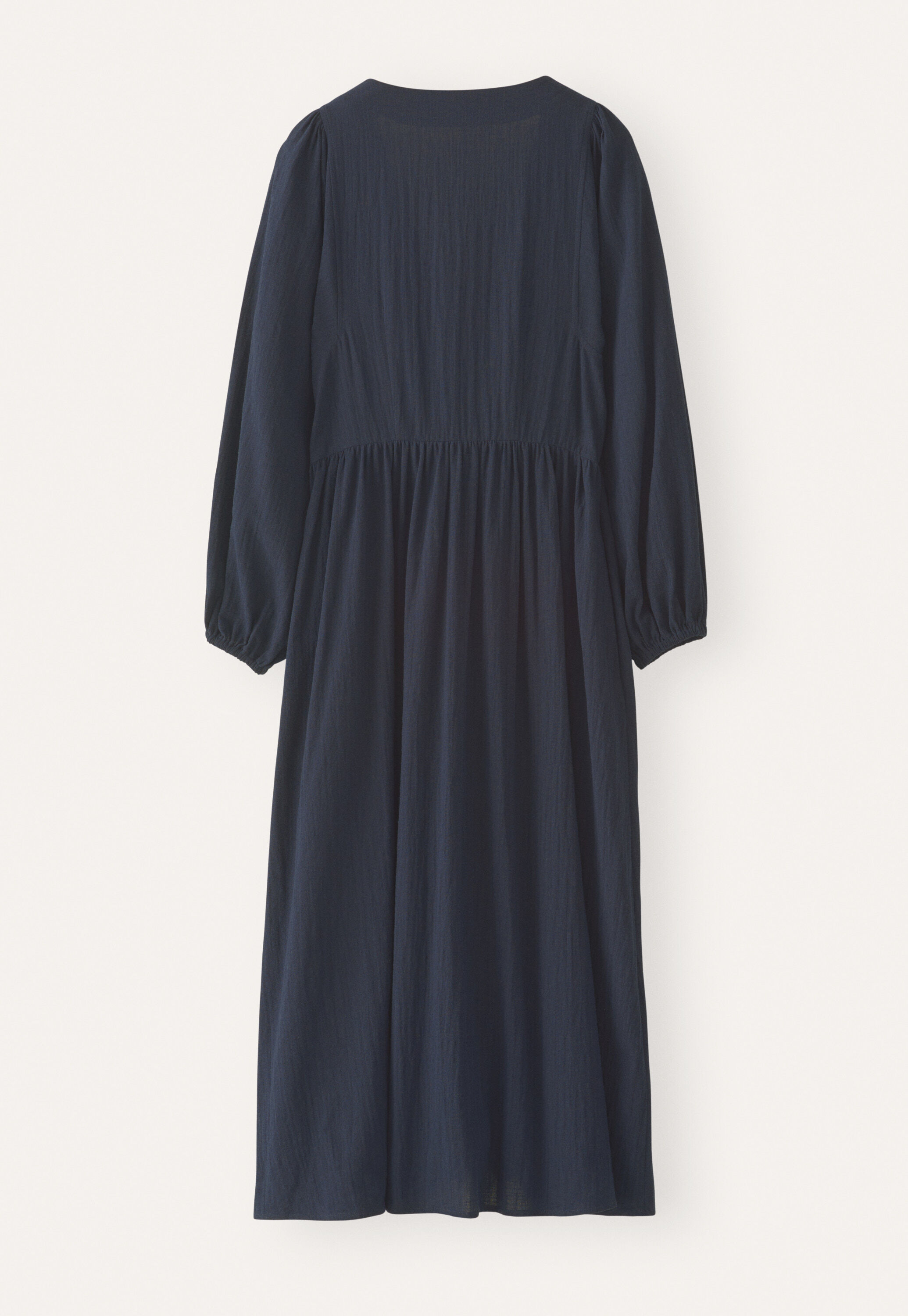 Kleid mit gerafften &Auml;rmeln, Mitternacht, large