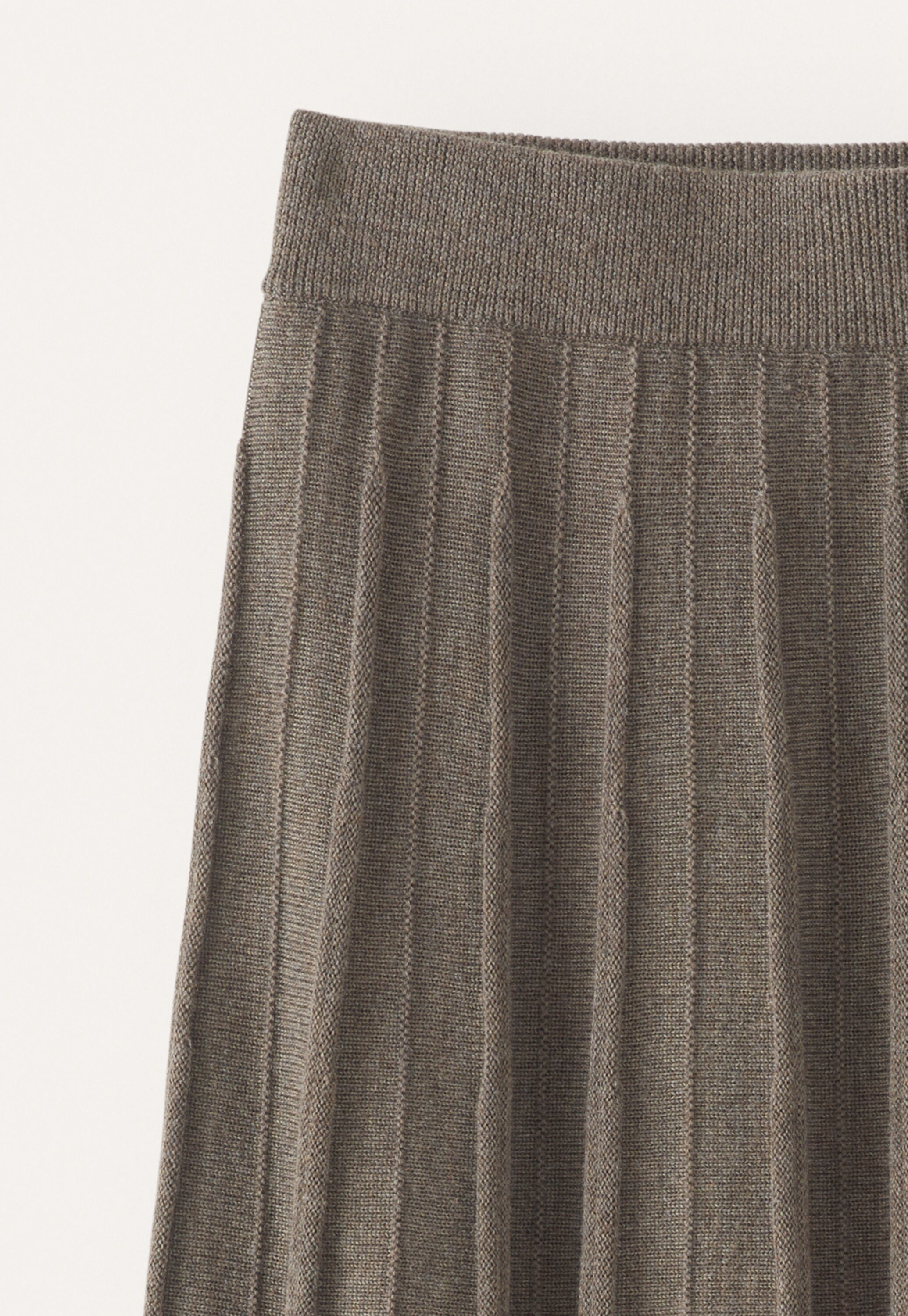 Rock im Fangmuster, Taupe, large