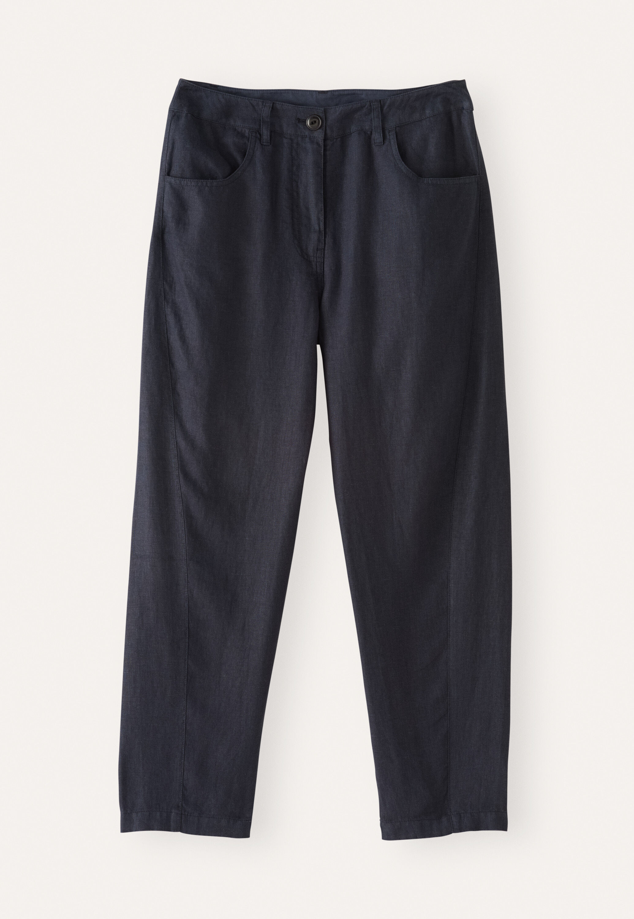 Hose mit geschwungenem Bein