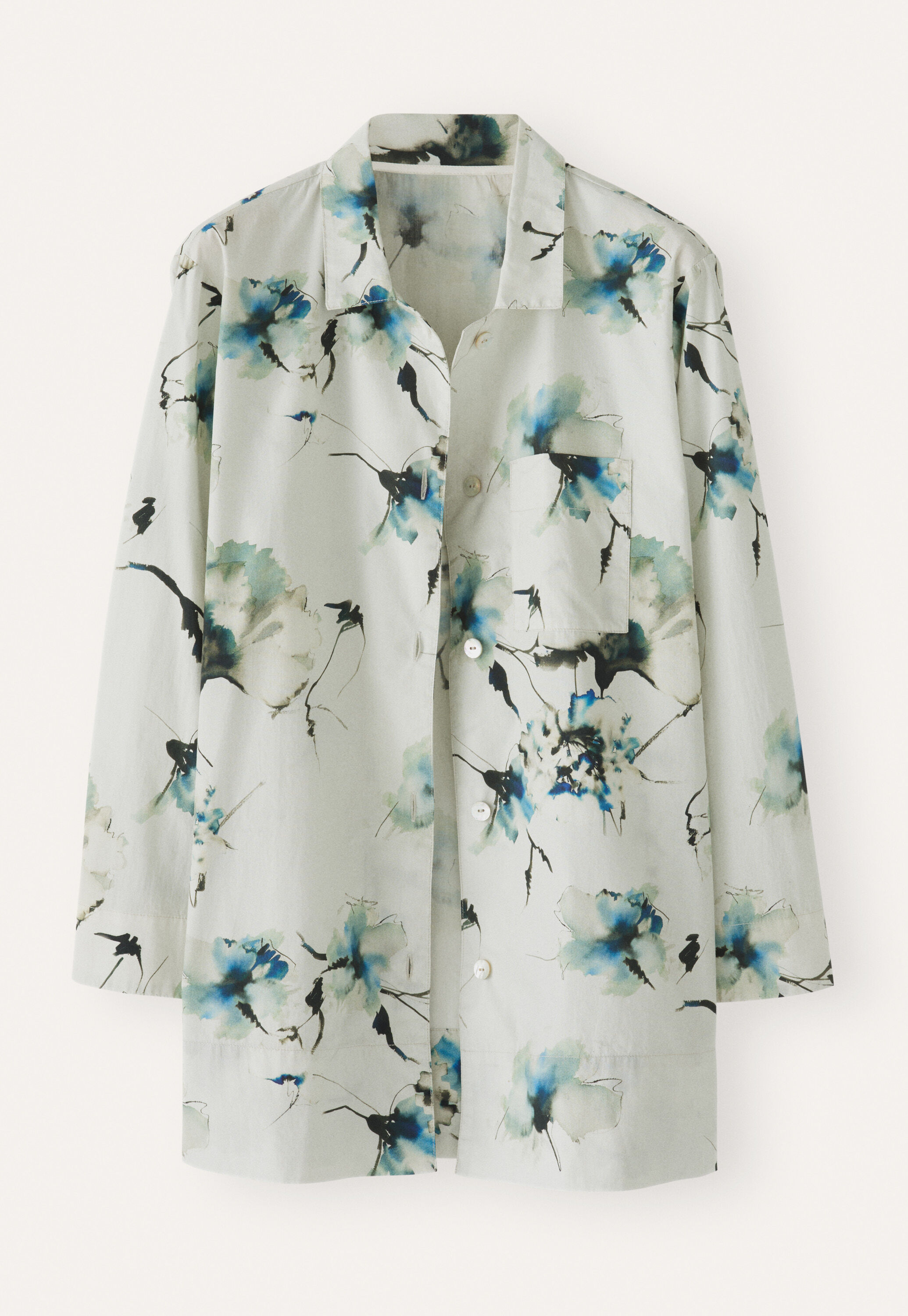 Pyjama mit Print, Perle, large