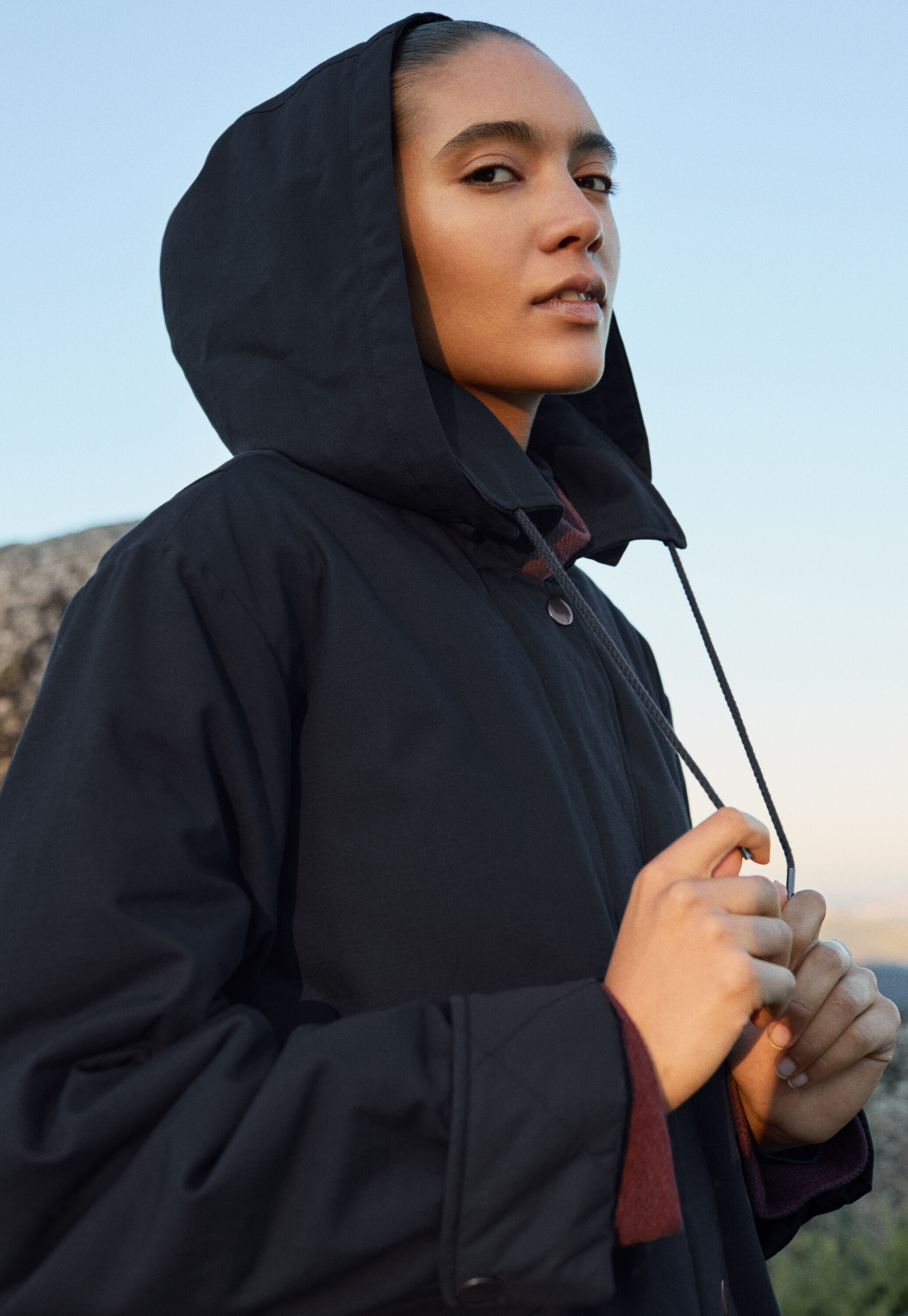 Beschichtete Jacke