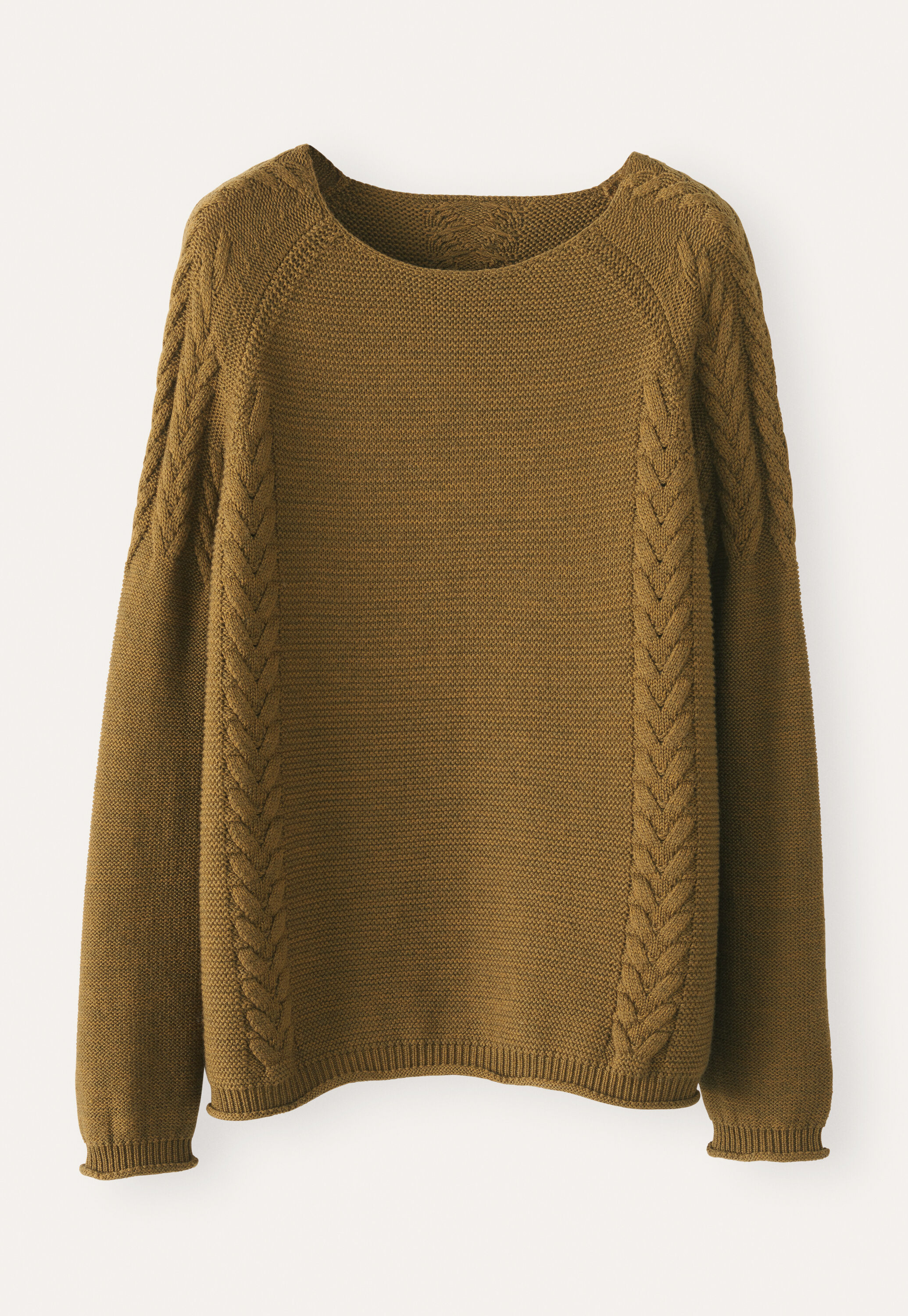 Pullover mit Zopfmuster