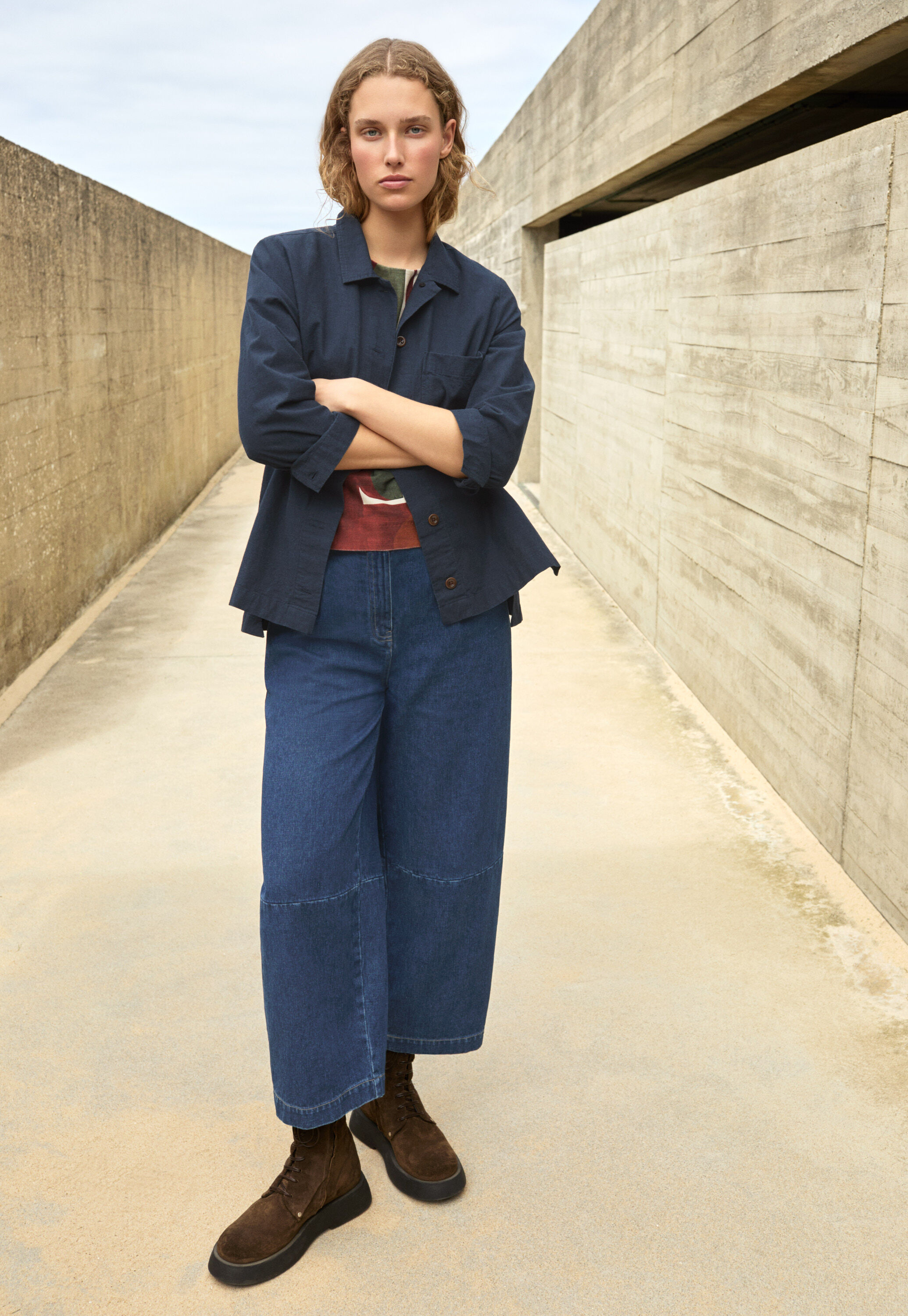 Strukturiertes Overshirt