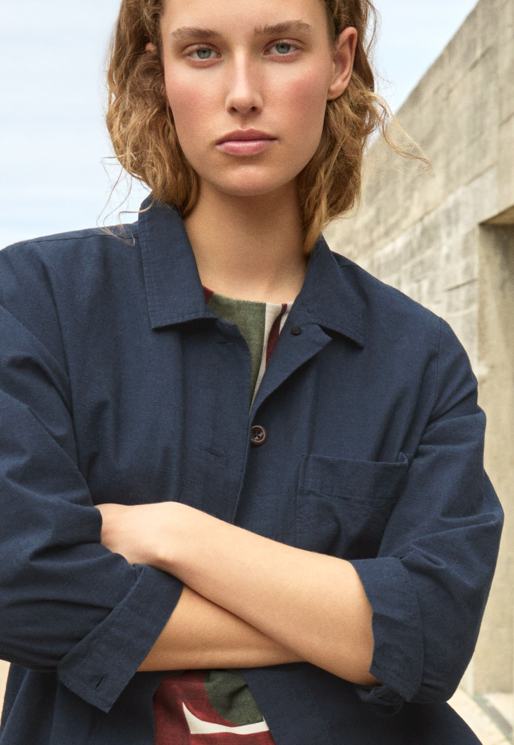 Strukturiertes Overshirt