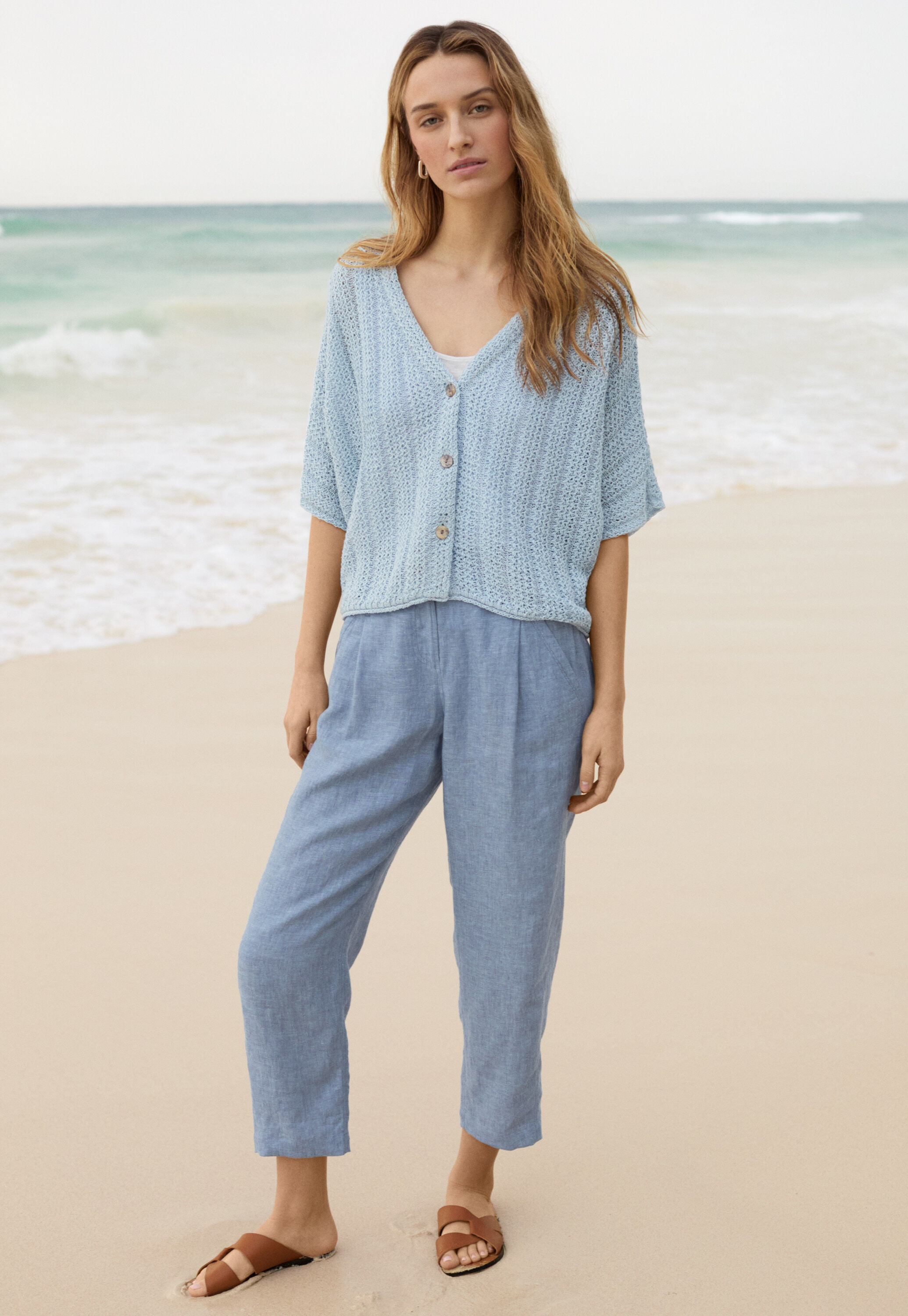 Fangmuster-Cardigan
