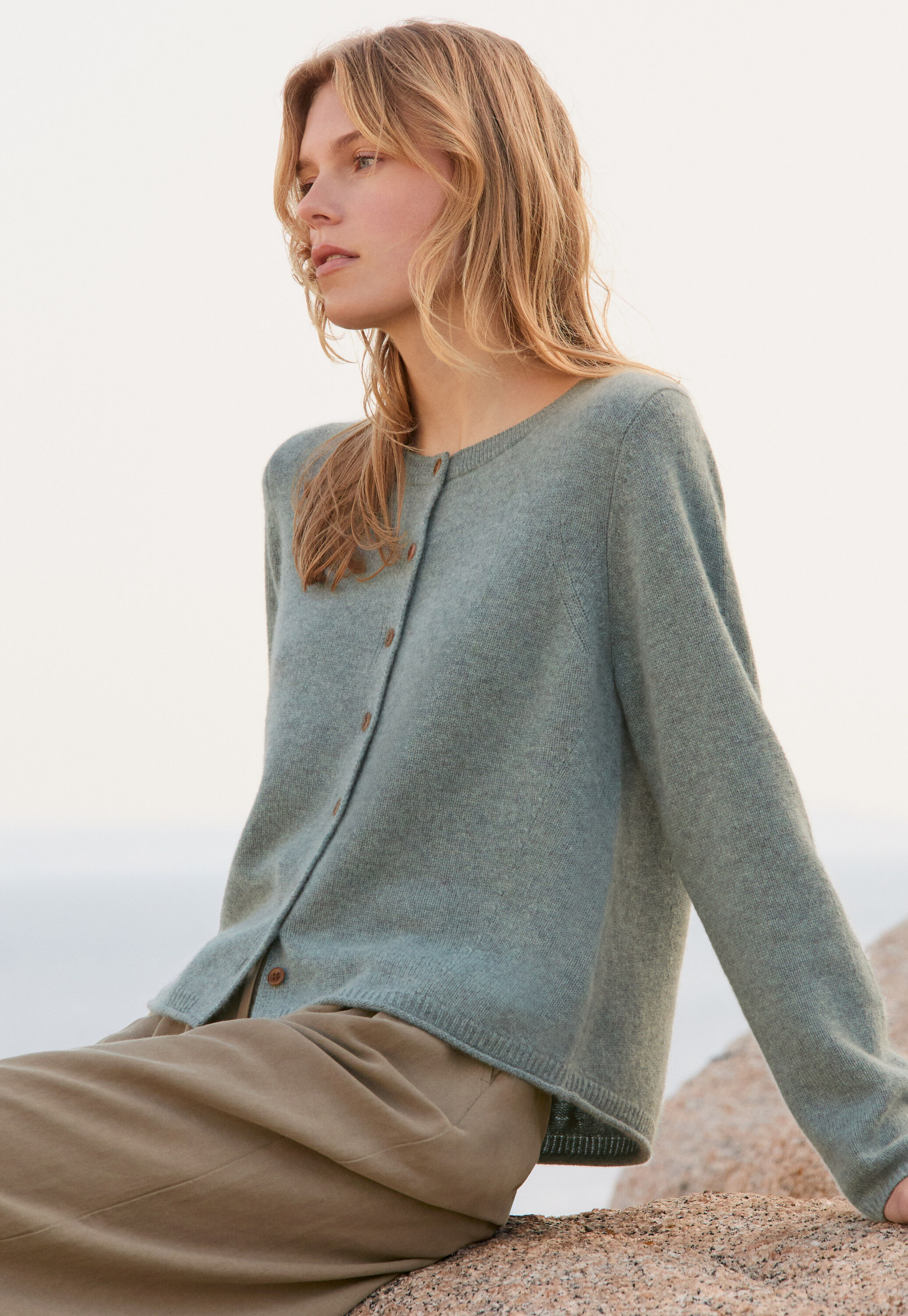 Pullover mit Trichterkragen