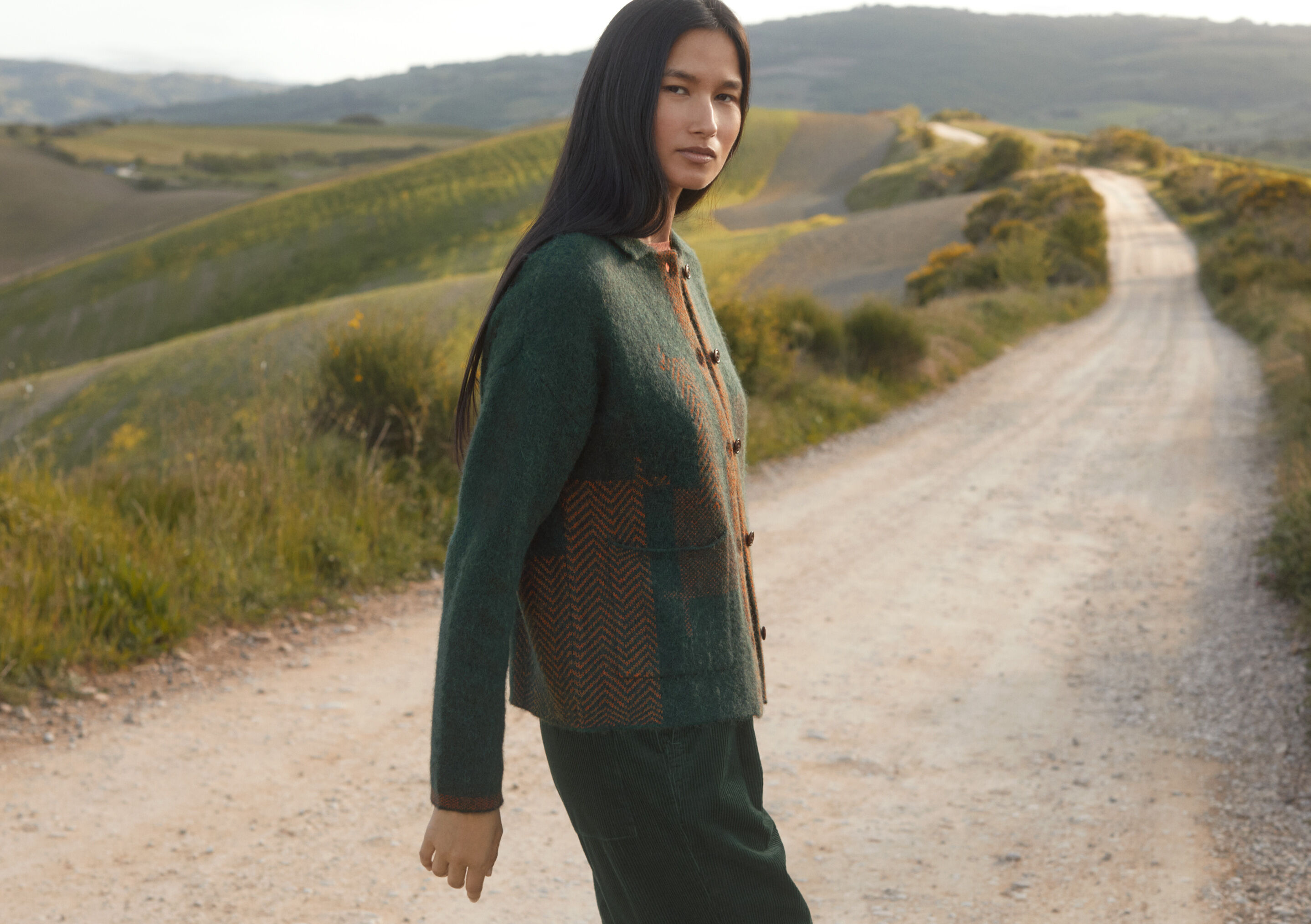 Jacquard-Jacke