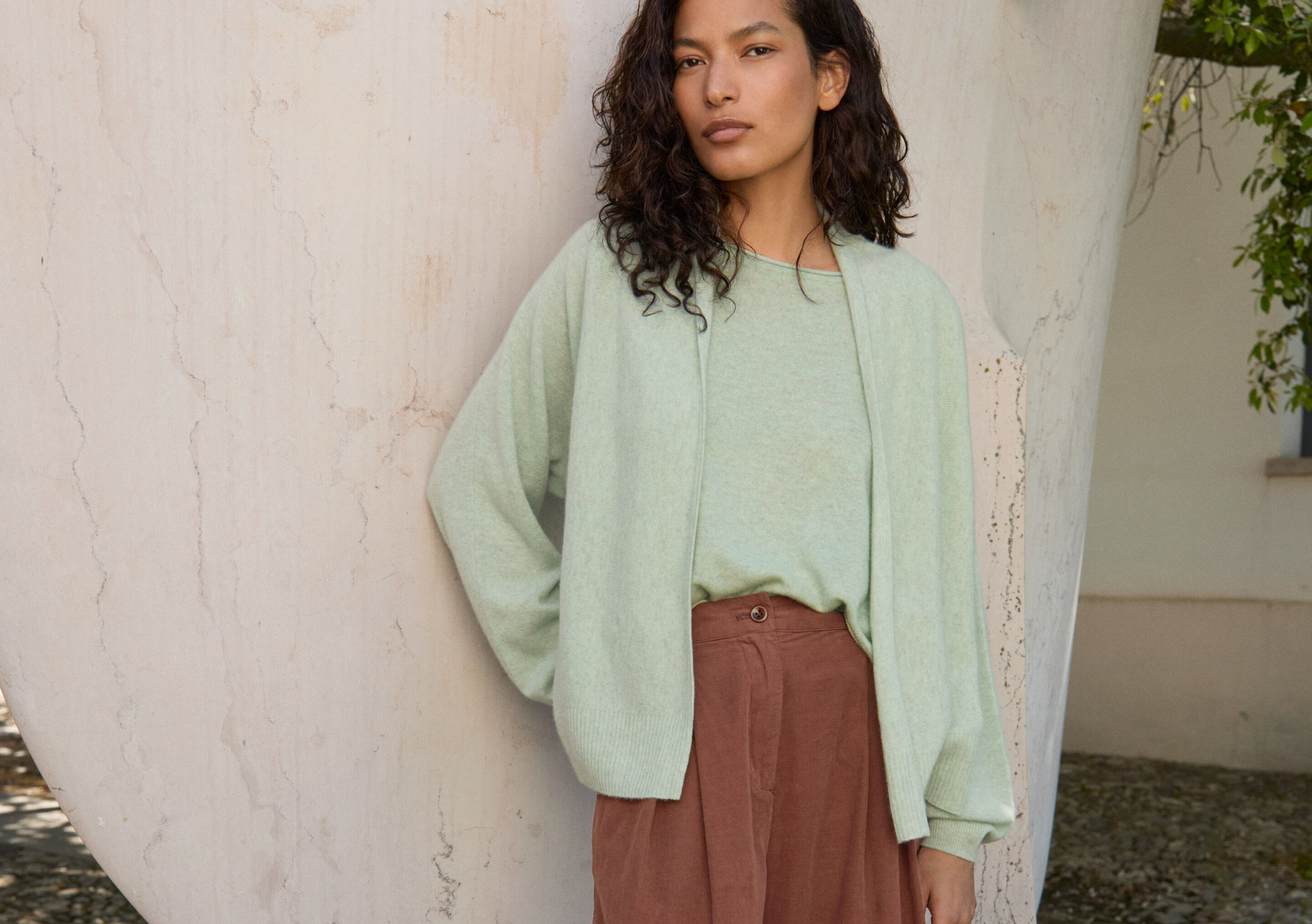 Pullover mit Trichterkragen