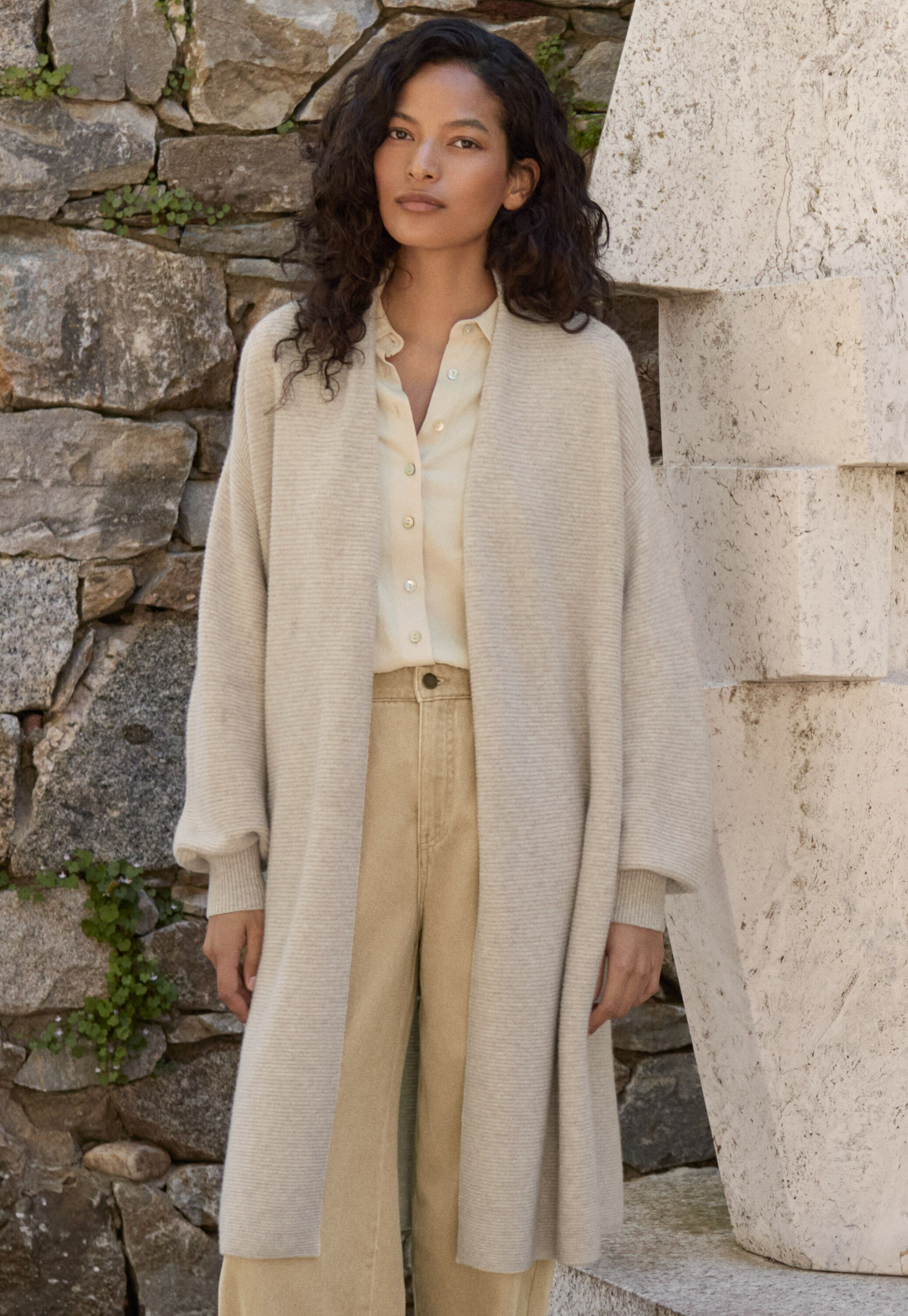 Langer Cardigan