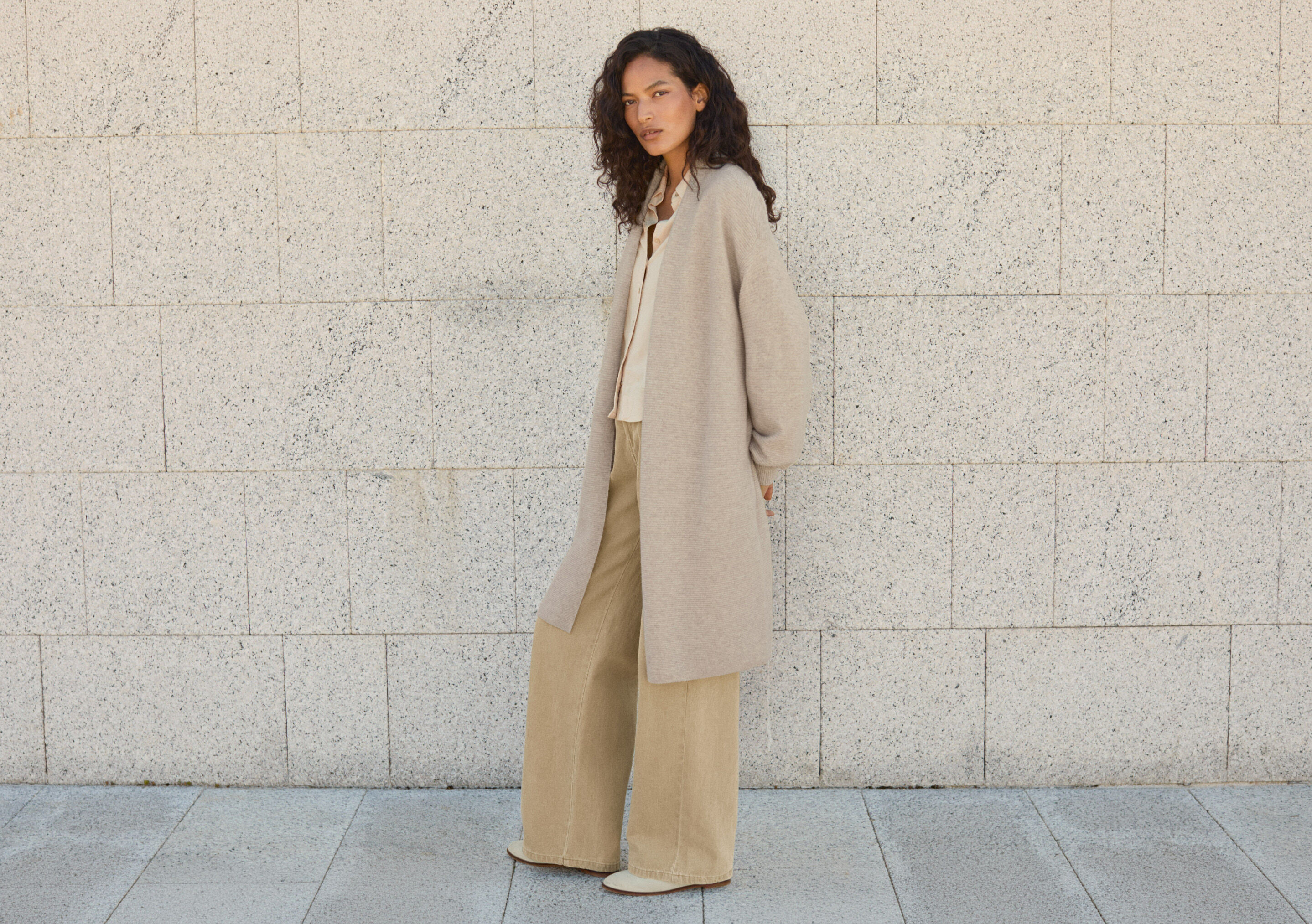 Langer Cardigan