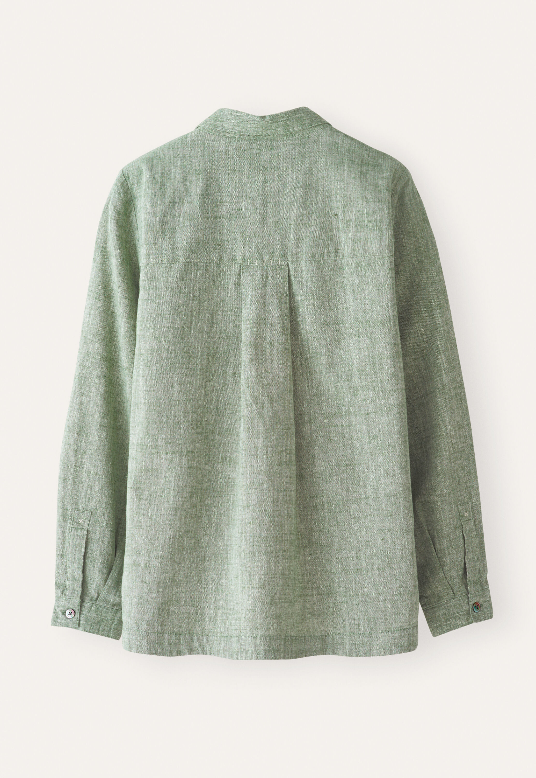 Overshirt mit geschwungenem Saum