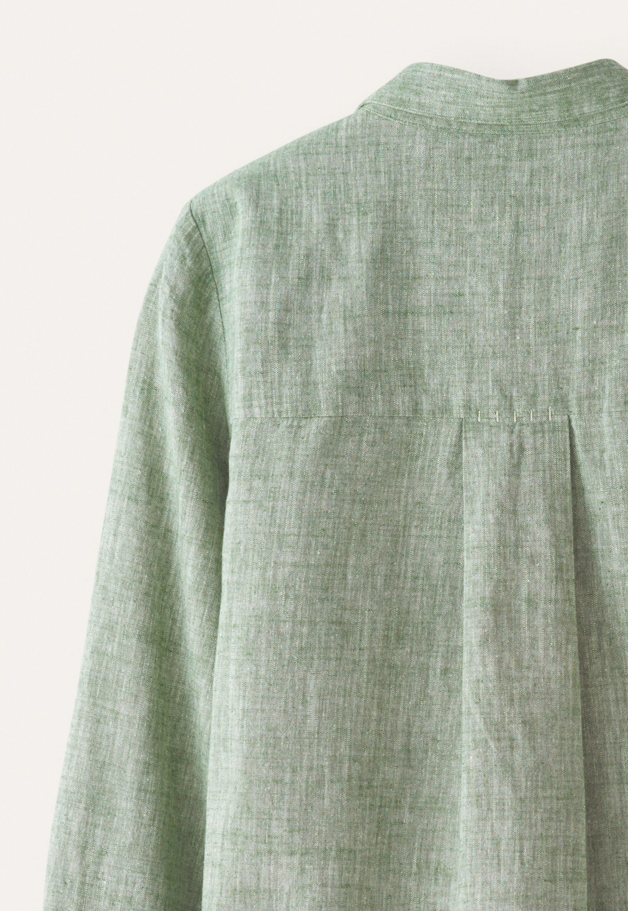Overshirt mit geschwungenem Saum