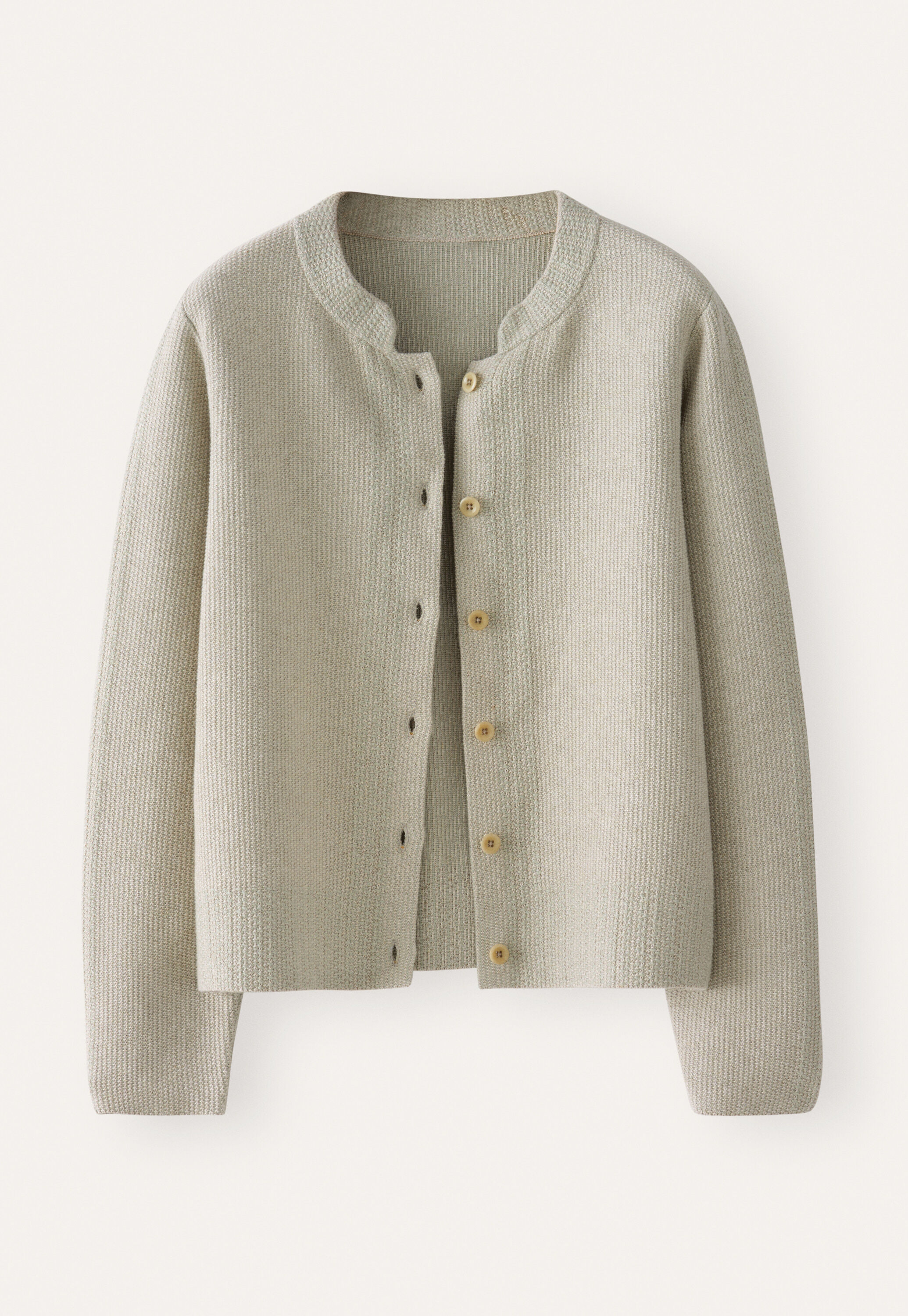 Inlaymuster-Cardigan