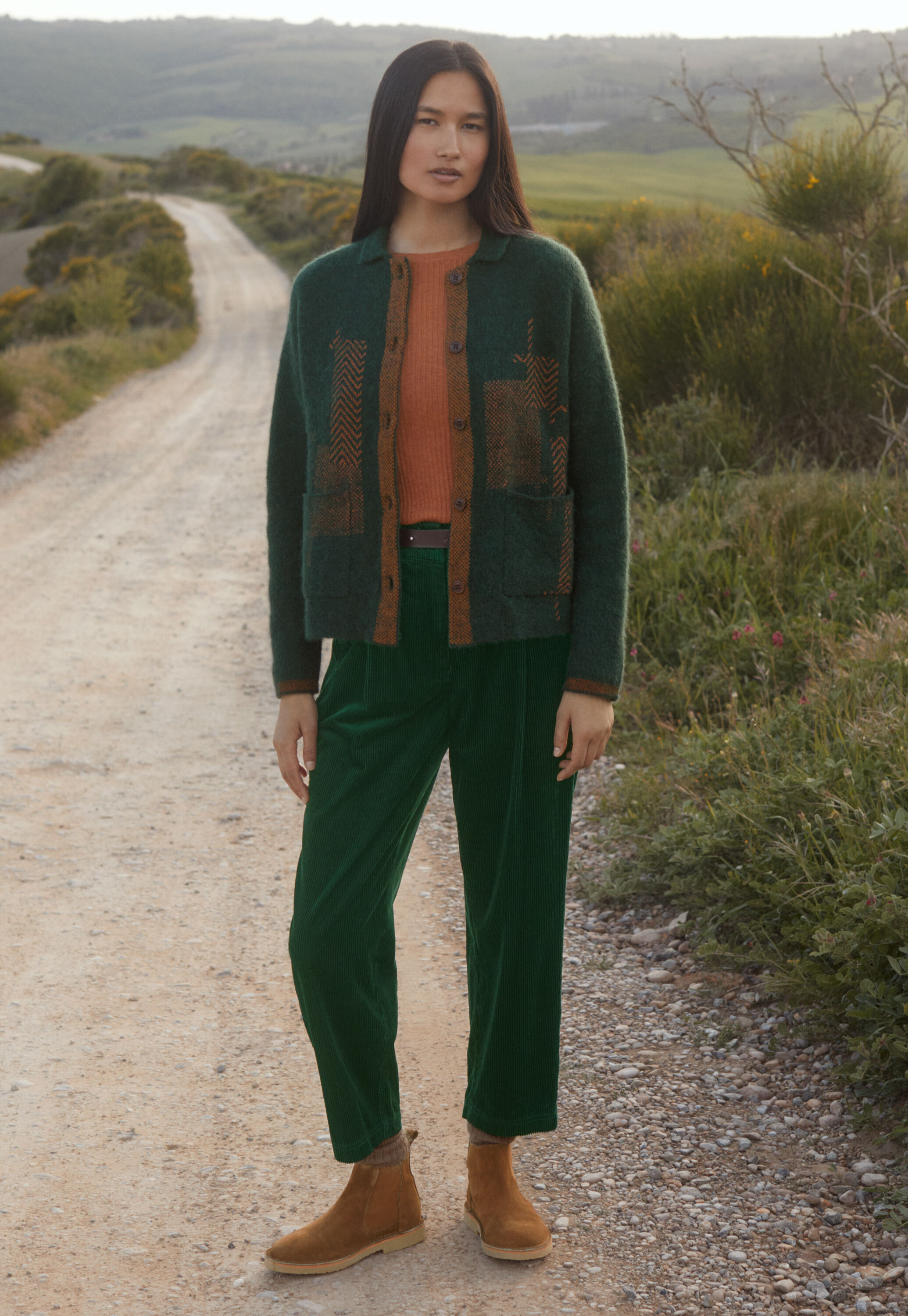 Jacquard-Jacke