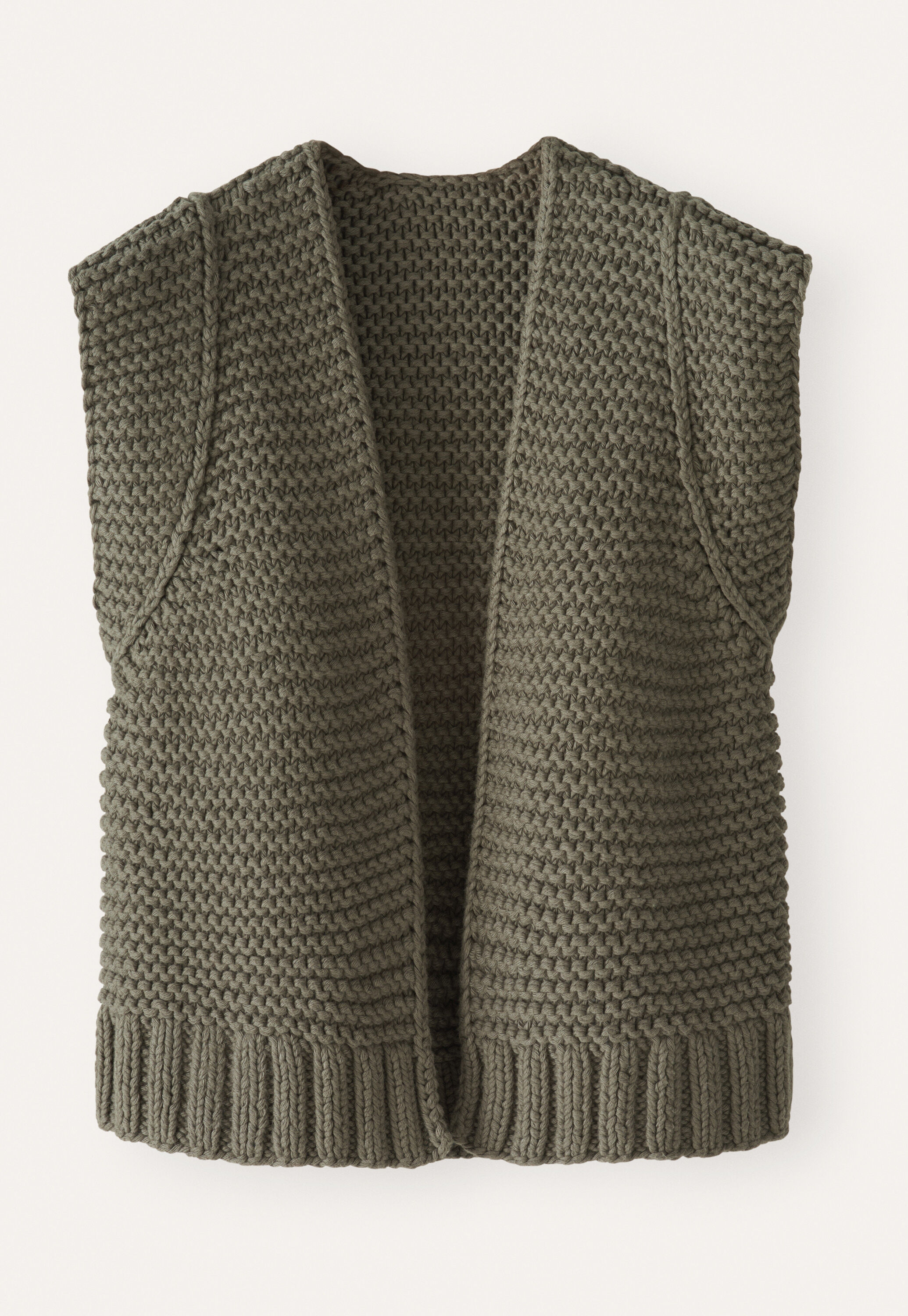 Handgestrickte Weste
