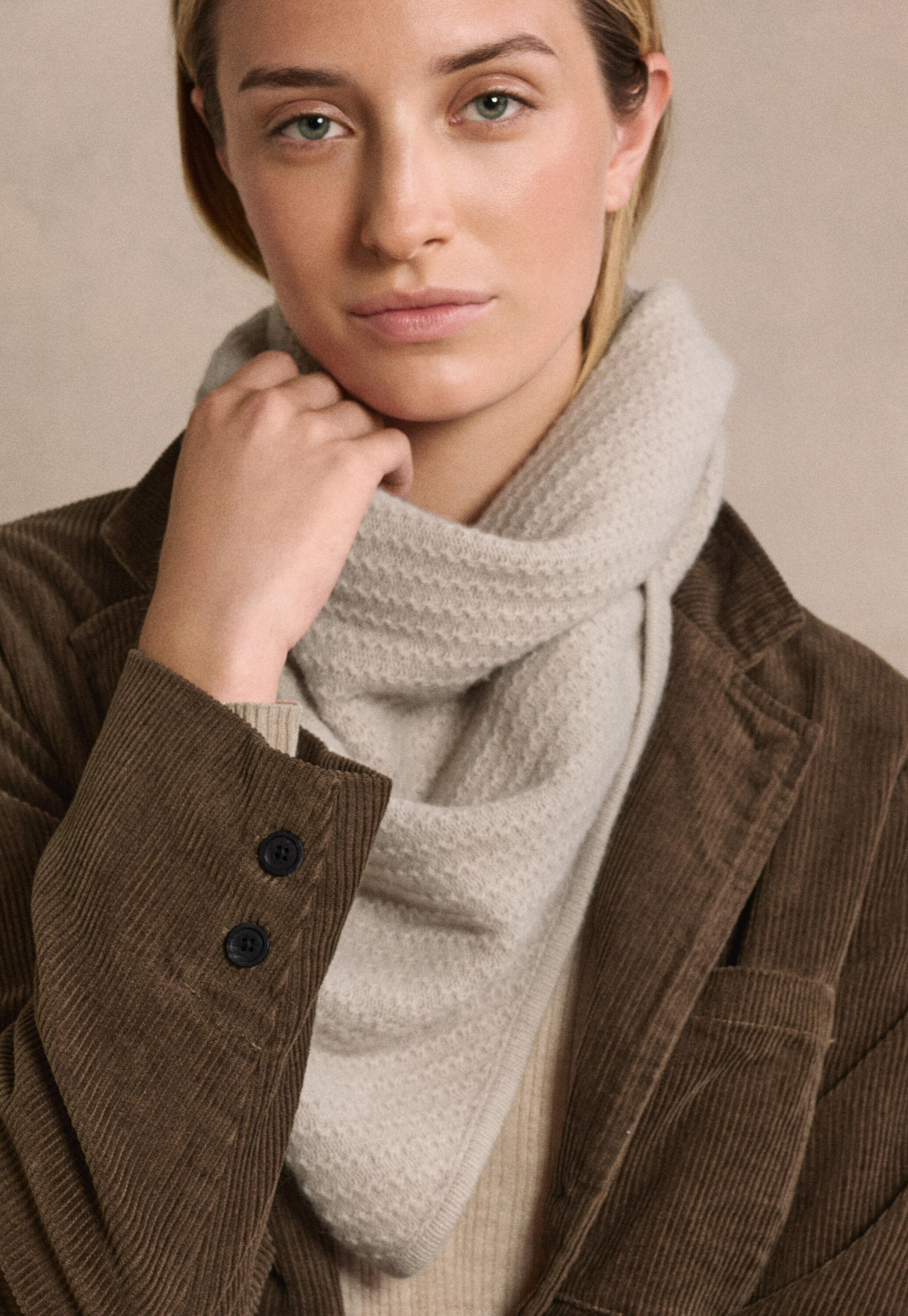 Dreieckiger Strickschal