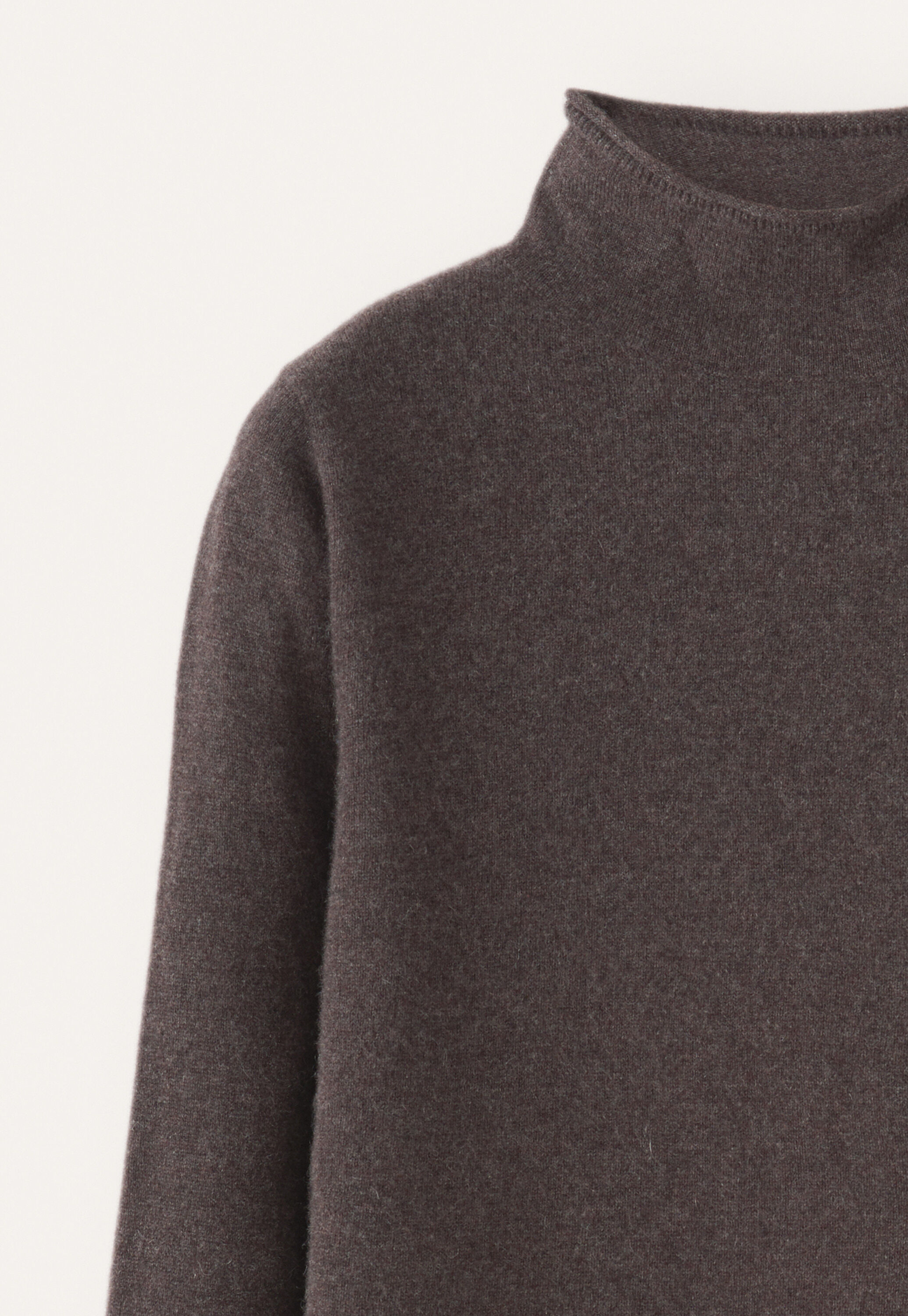 Pullover mit hohem Kragen