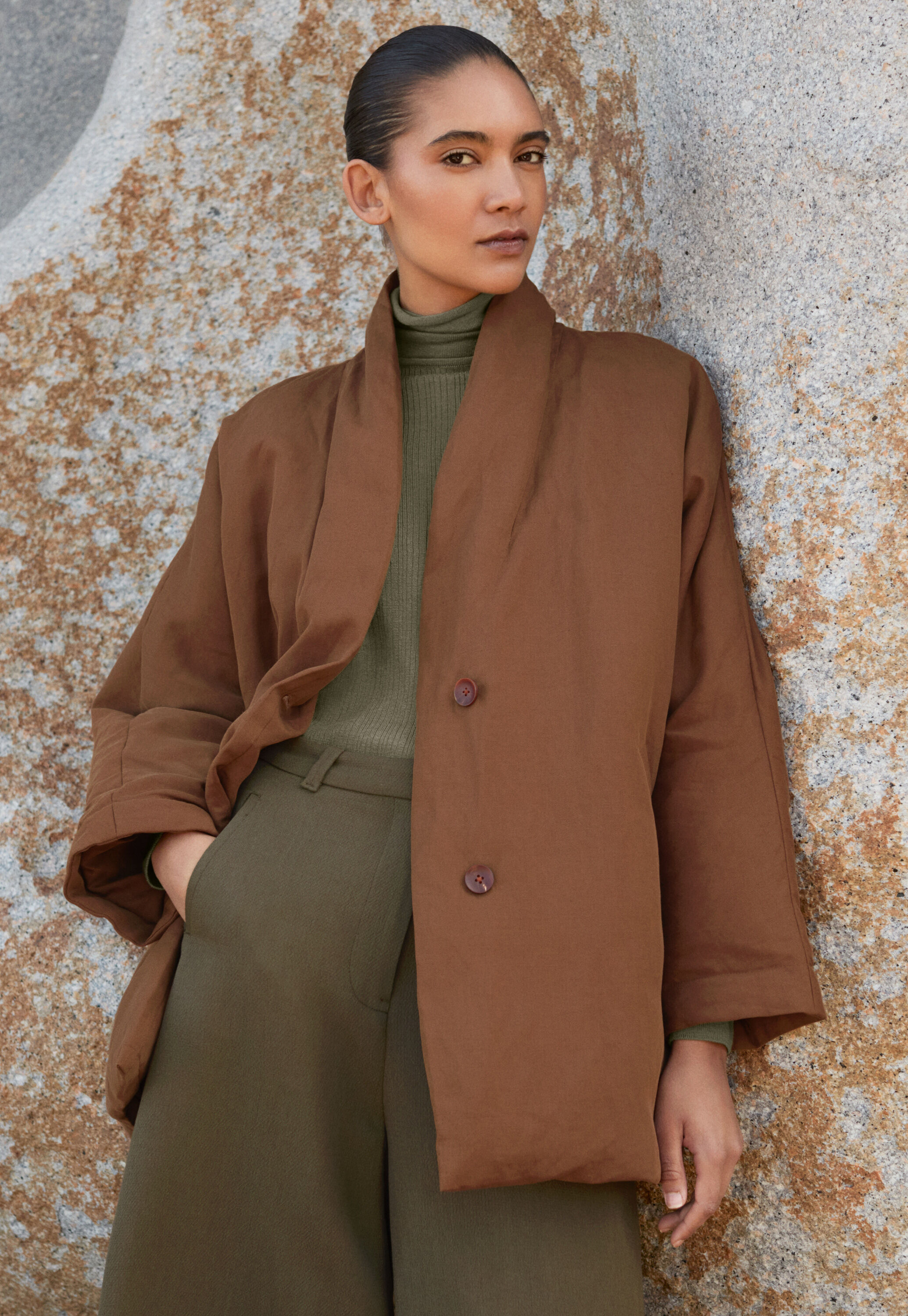 Gerippter Pullover