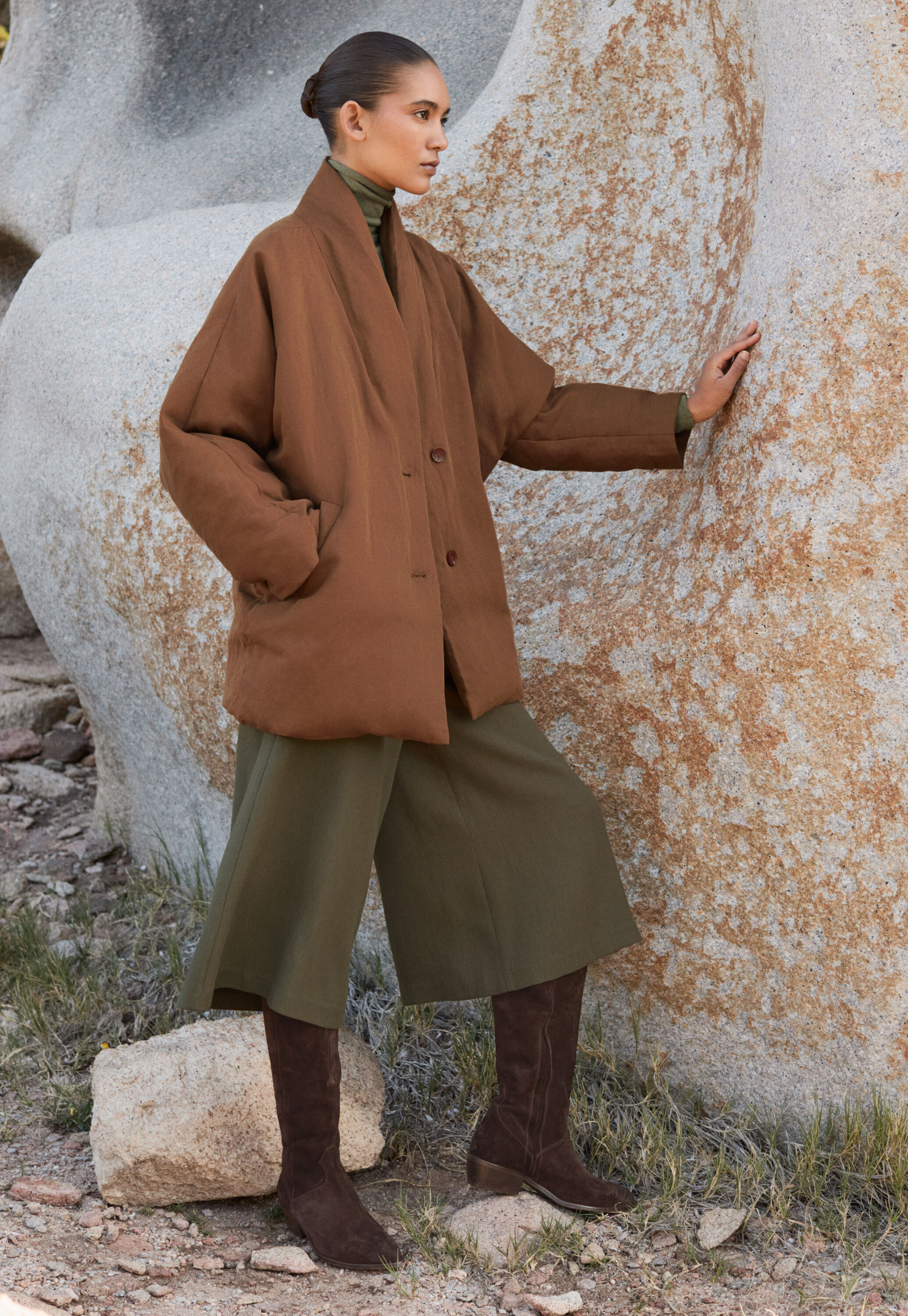 Gerippter Pullover