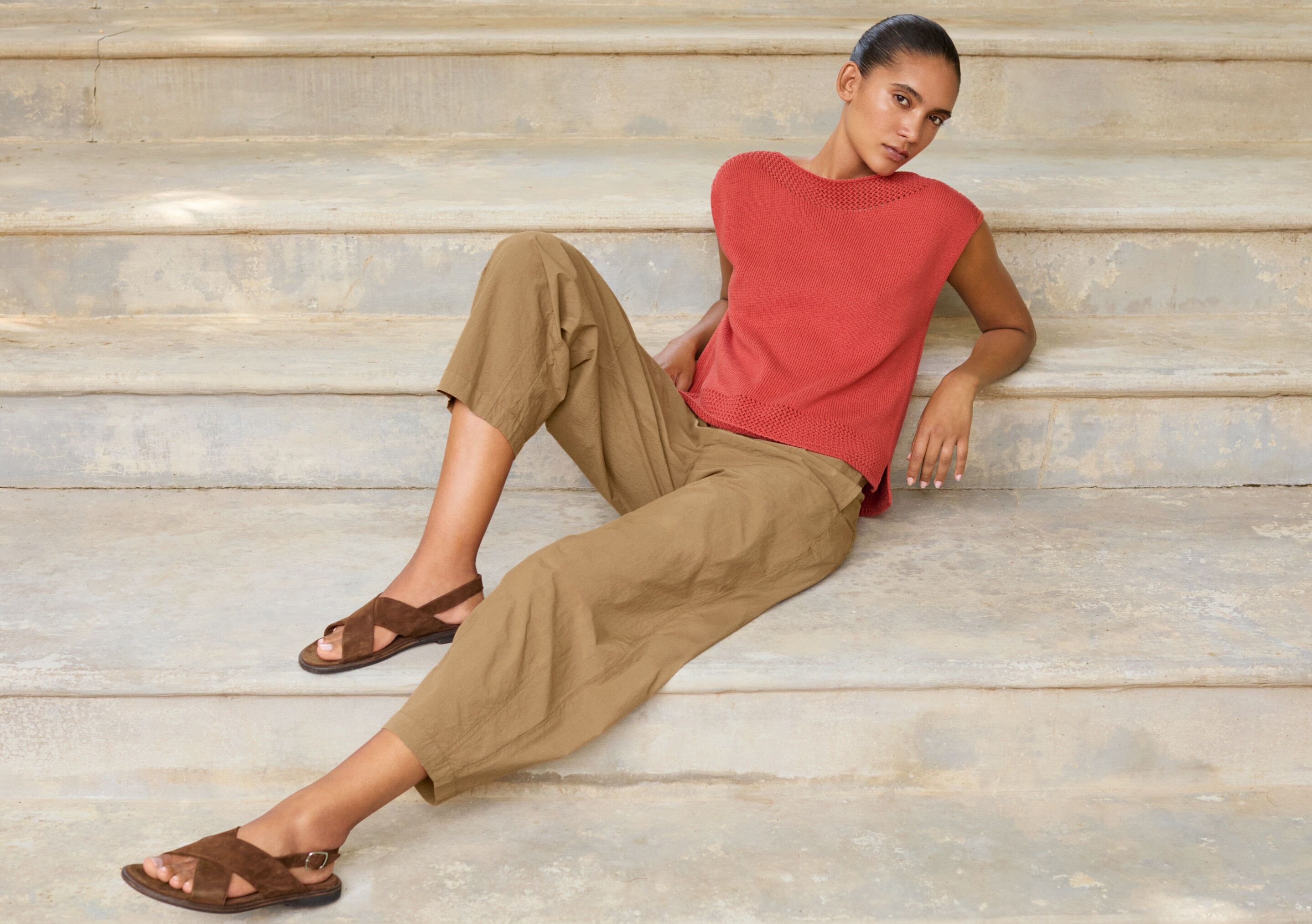 Bundfaltenhose