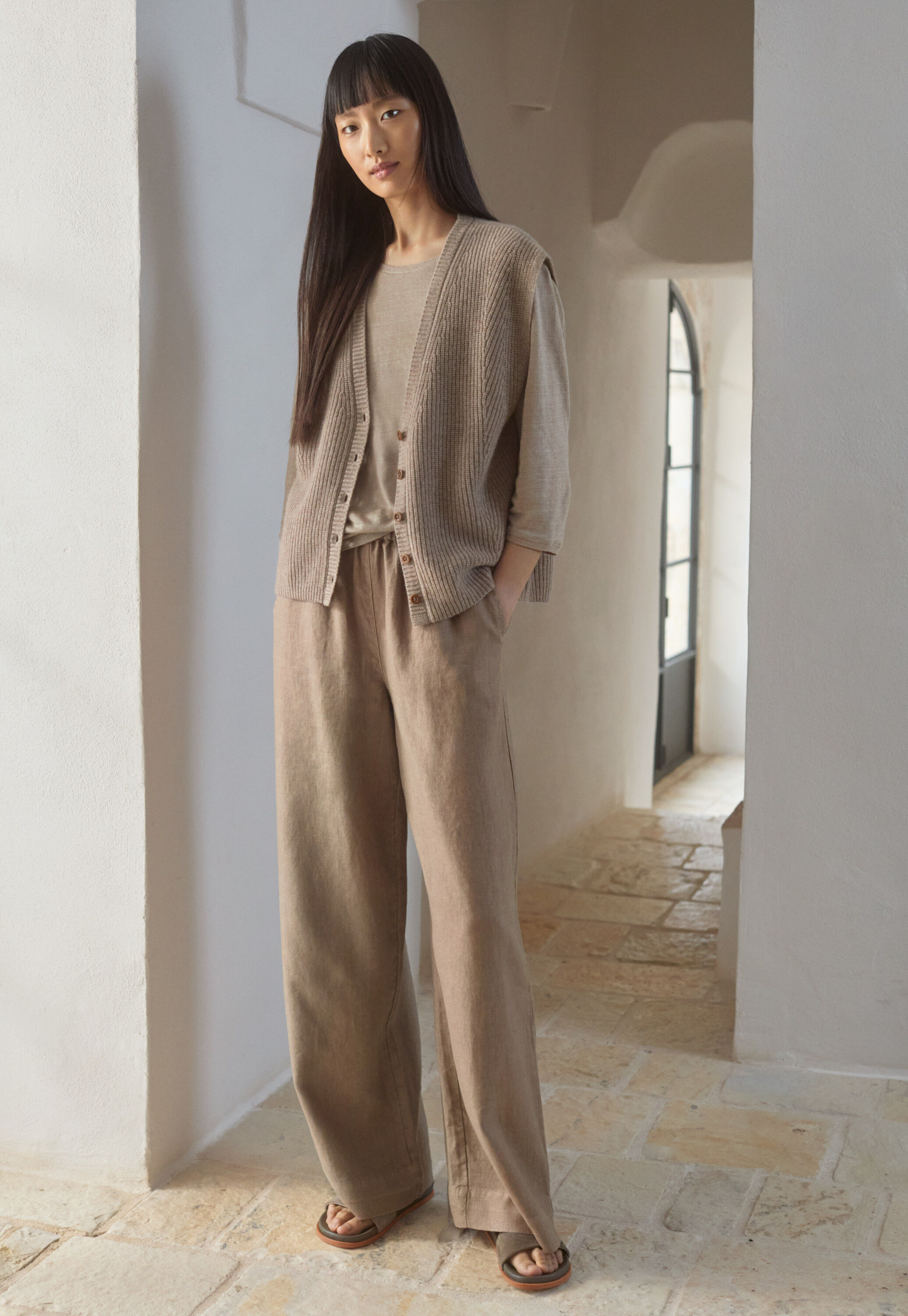 Bundfaltenhose