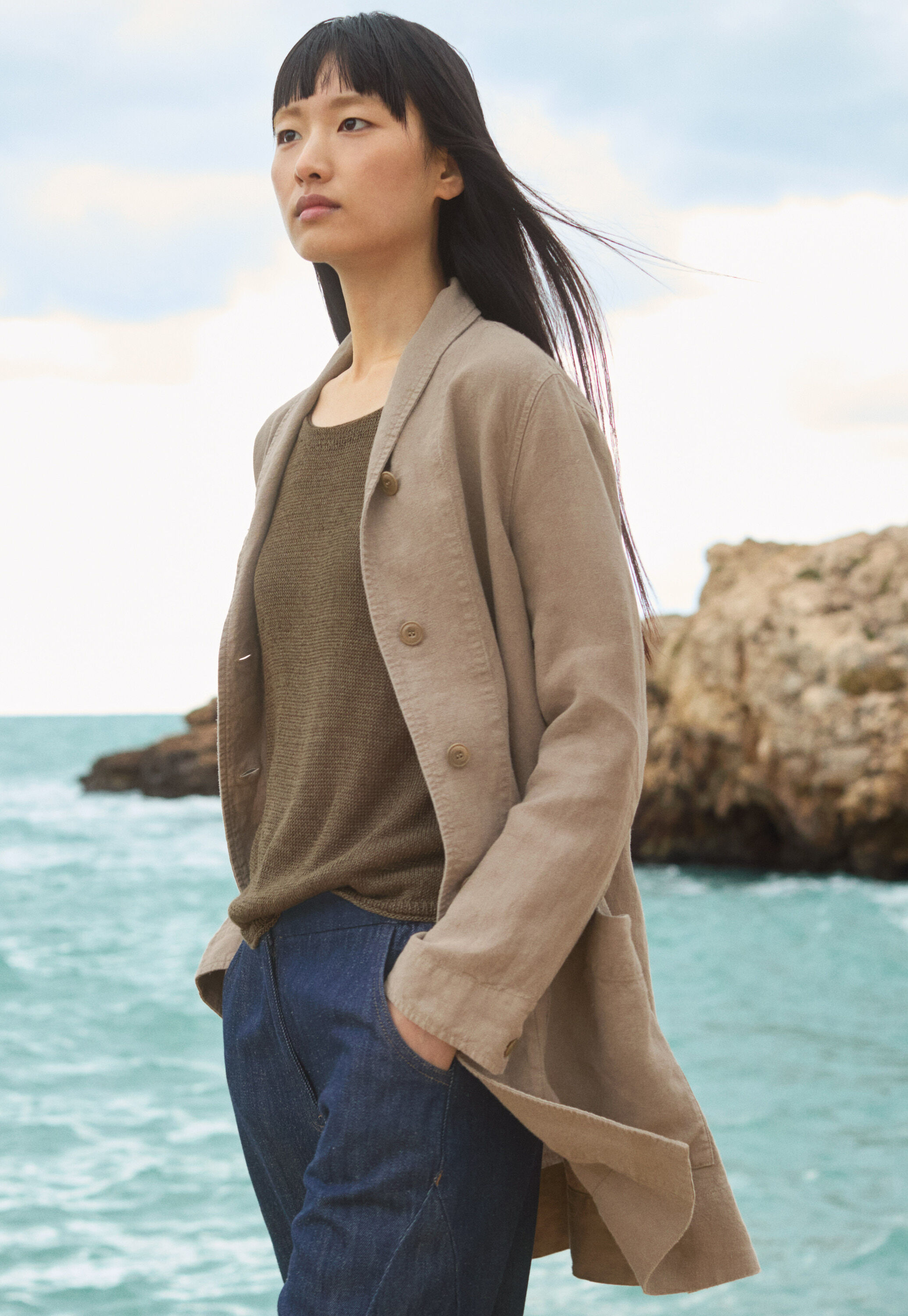 Verschlussloser Cardigan
