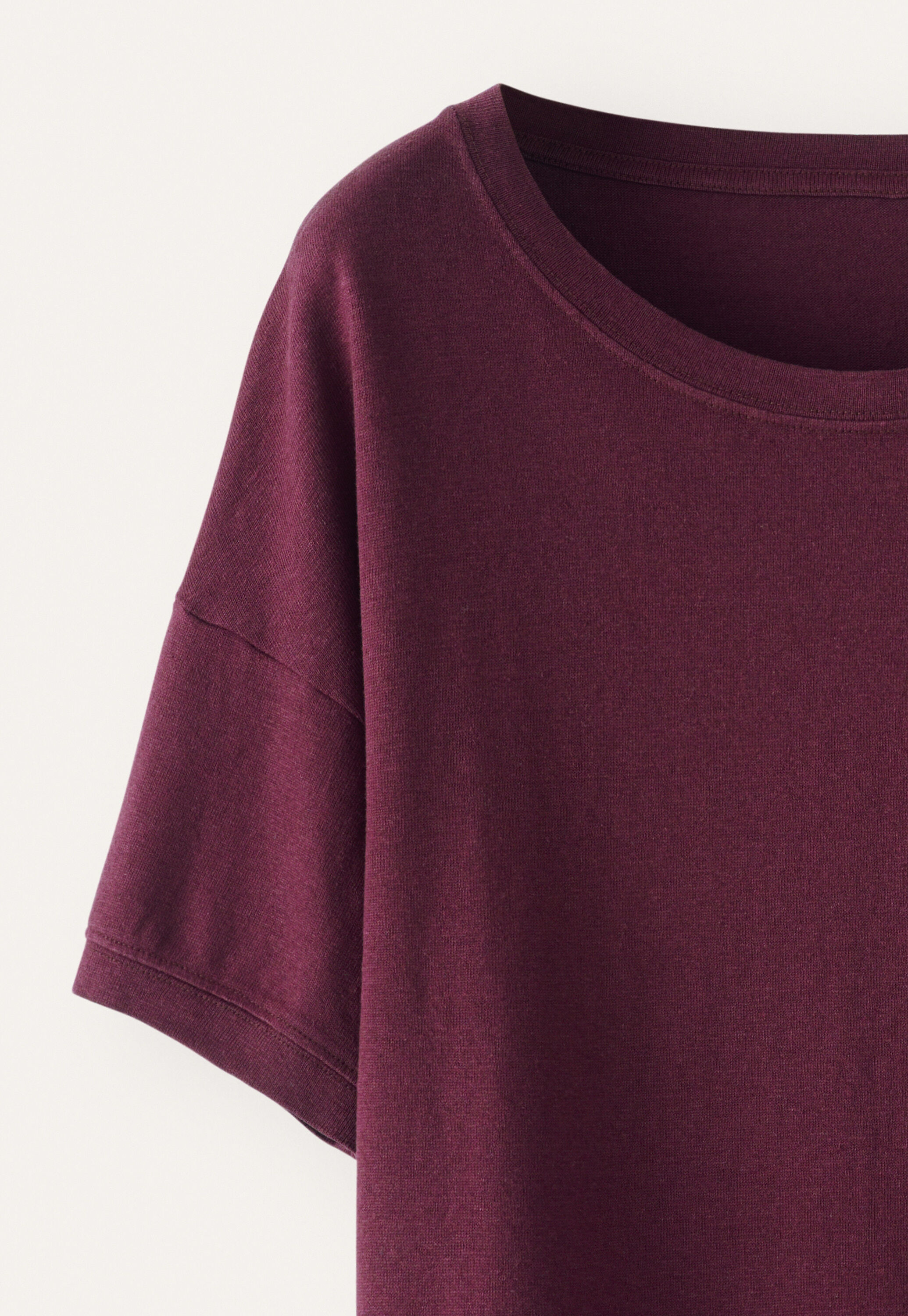 T-Shirt, Weinrot, large