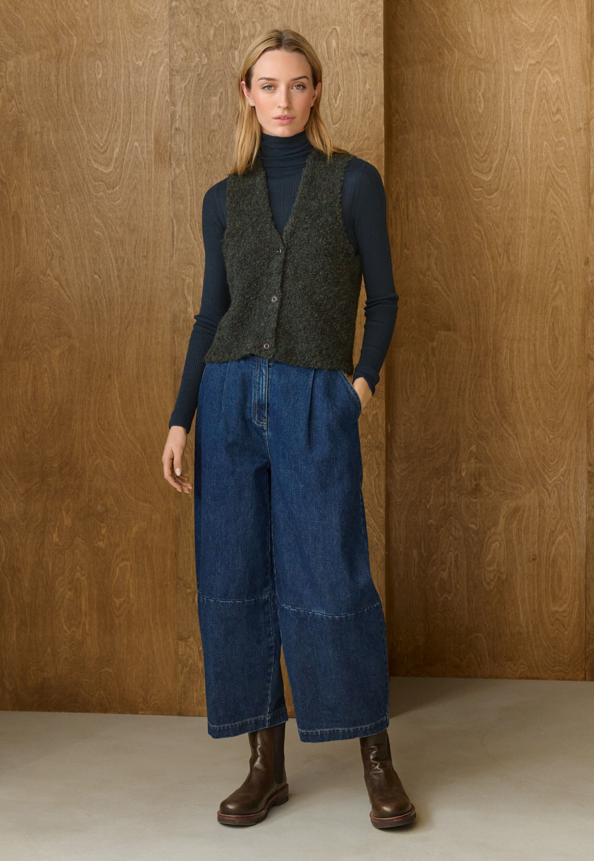 Bundfaltenhose