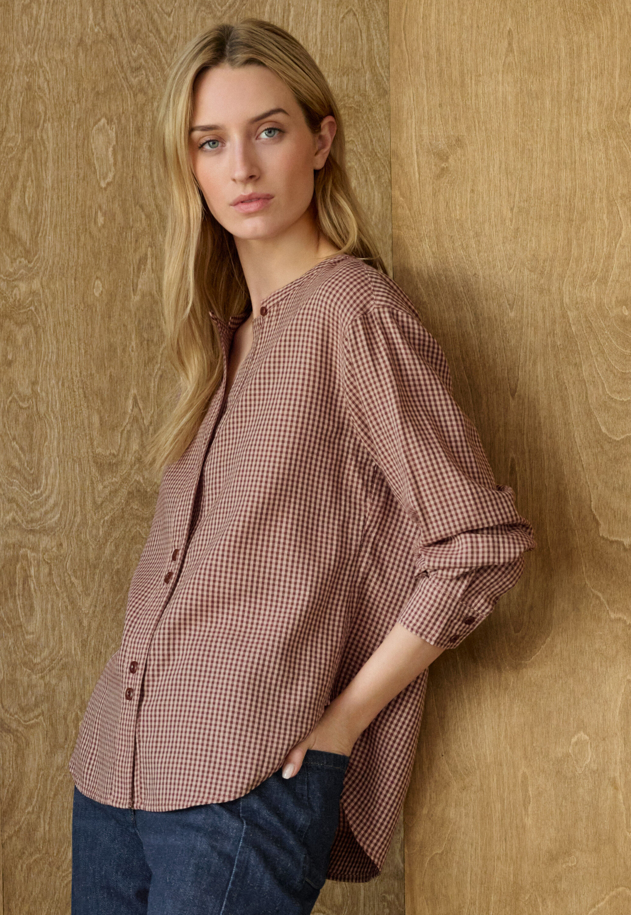 Vichy-Karo-Bluse