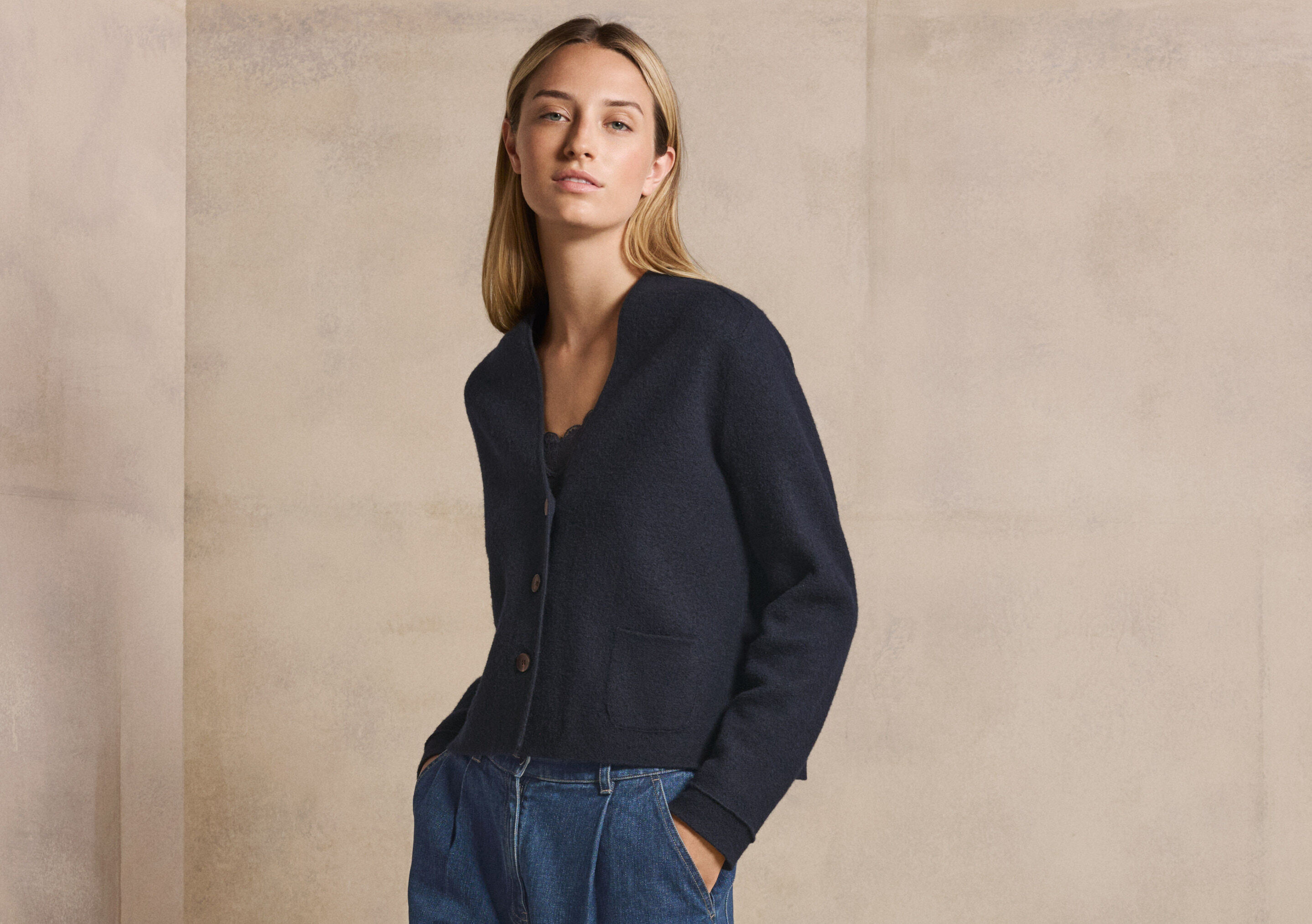 Verschlussloser Cardigan