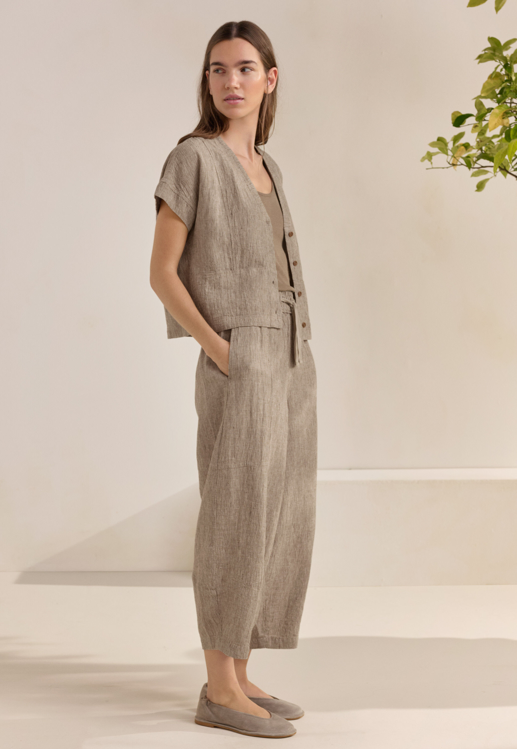 Bundfaltenhose