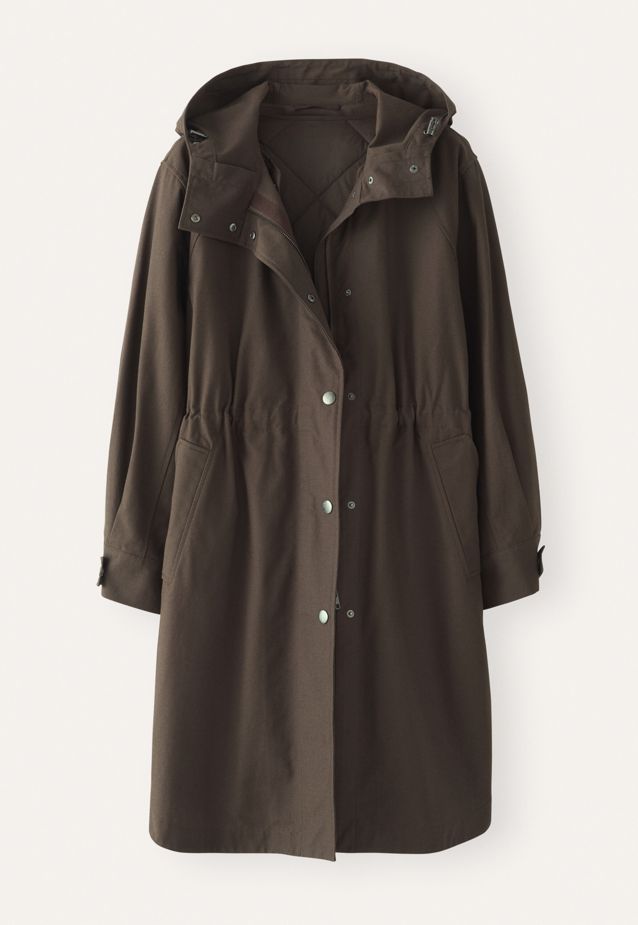 Parka mit Kapuze, Kakao, large
