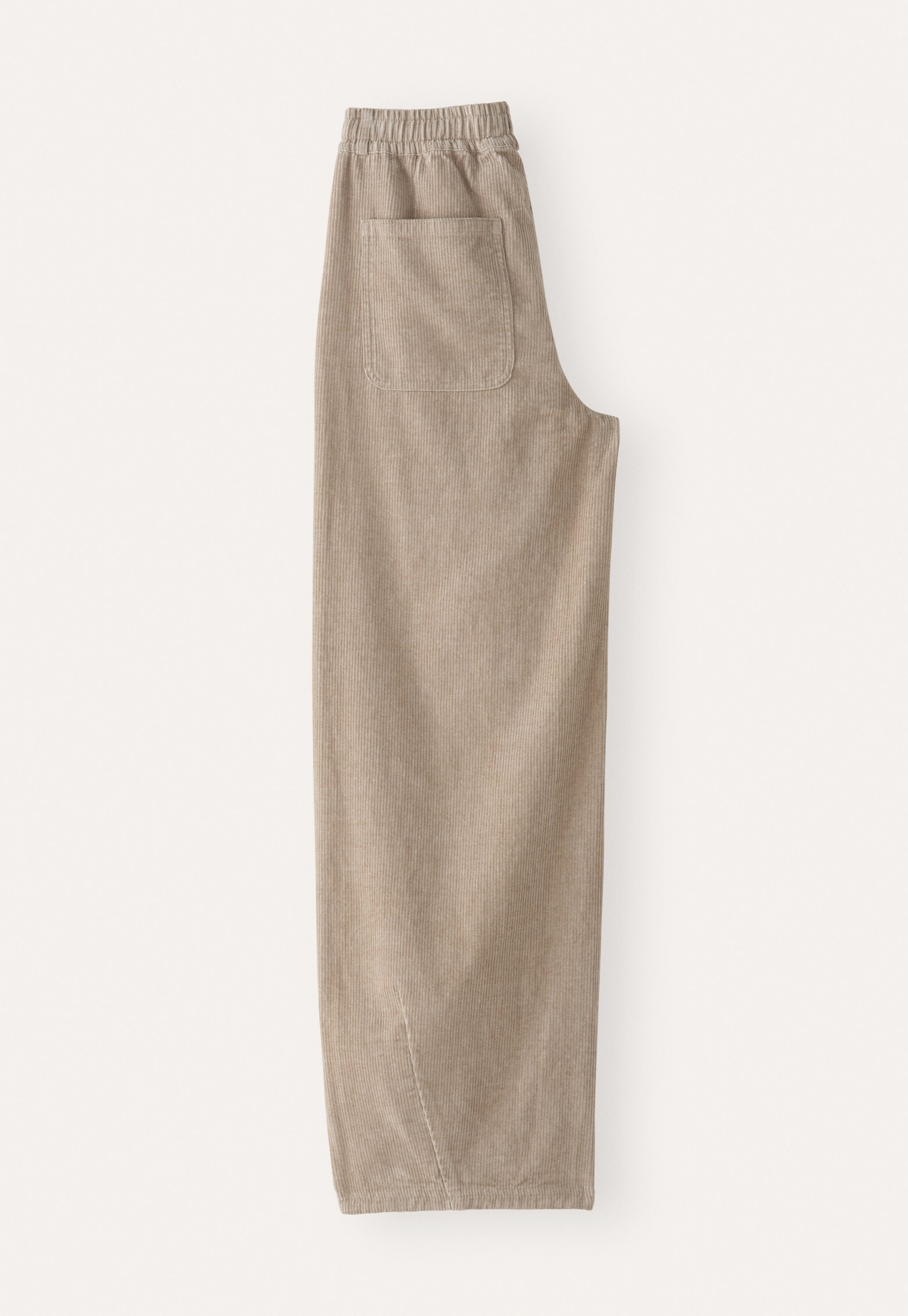 Cordhose mit Abn&auml;hern am Saum