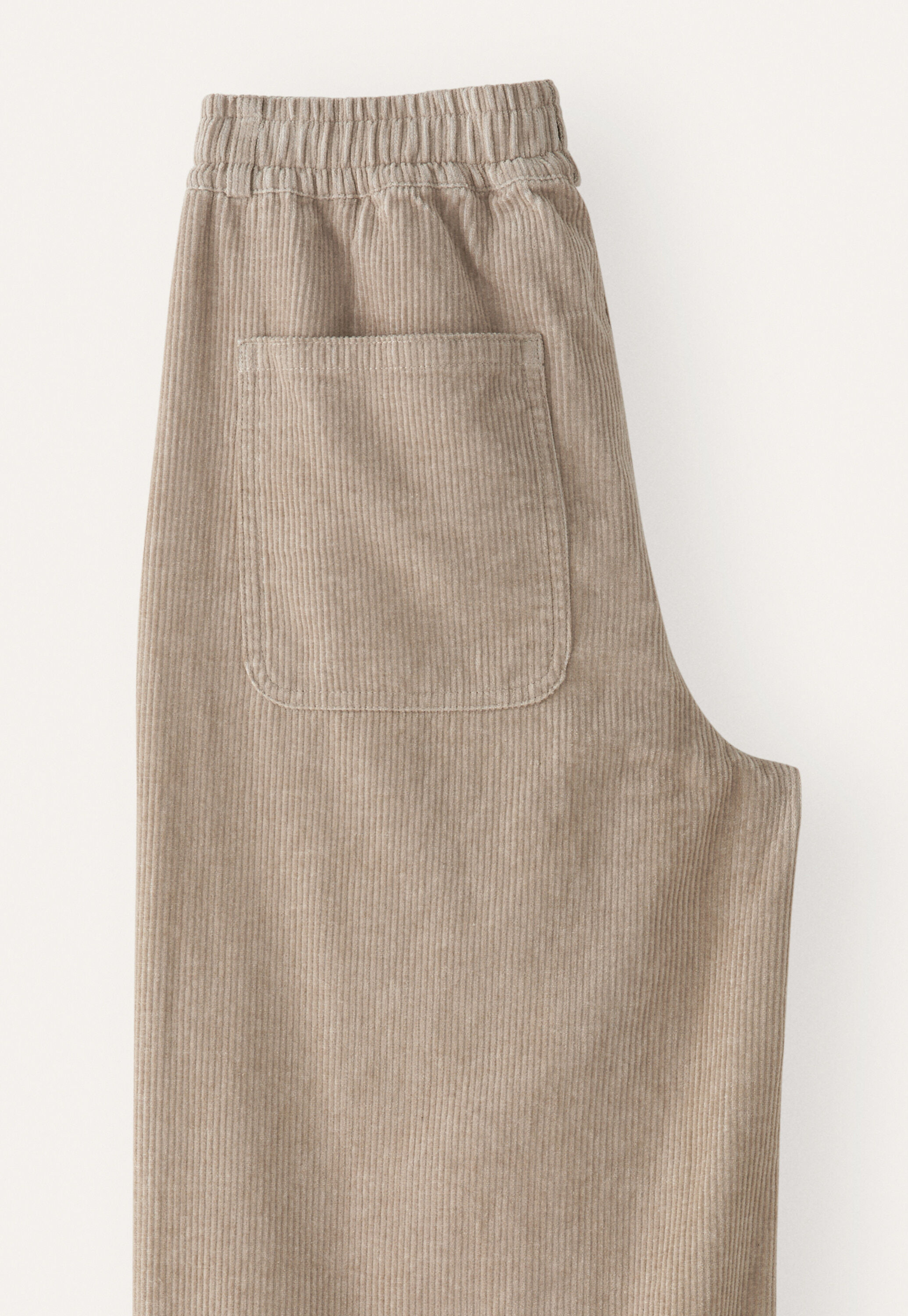 Cordhose mit Abn&auml;hern am Saum