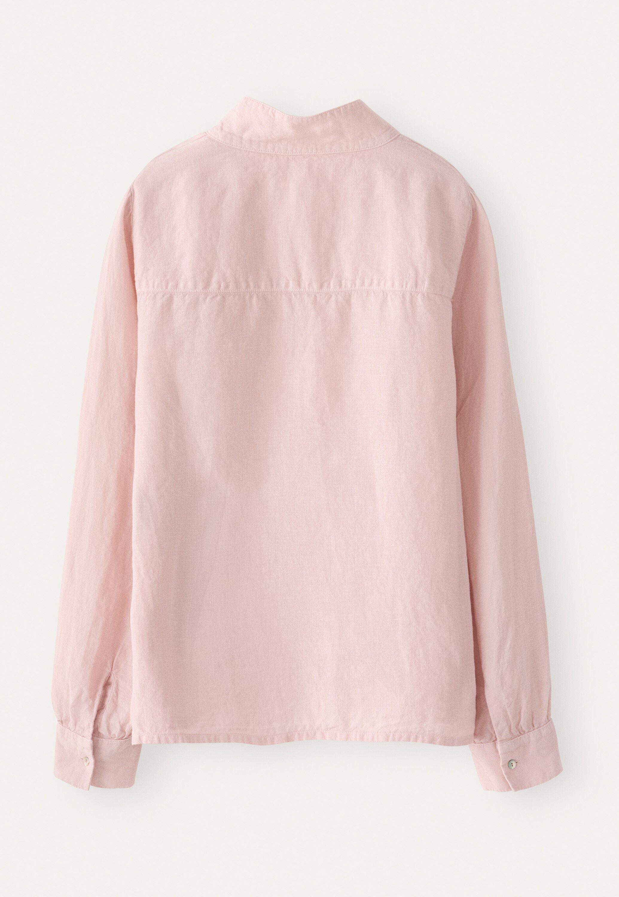 Bluse mit Trichterkragen, Wolkenrosa, large