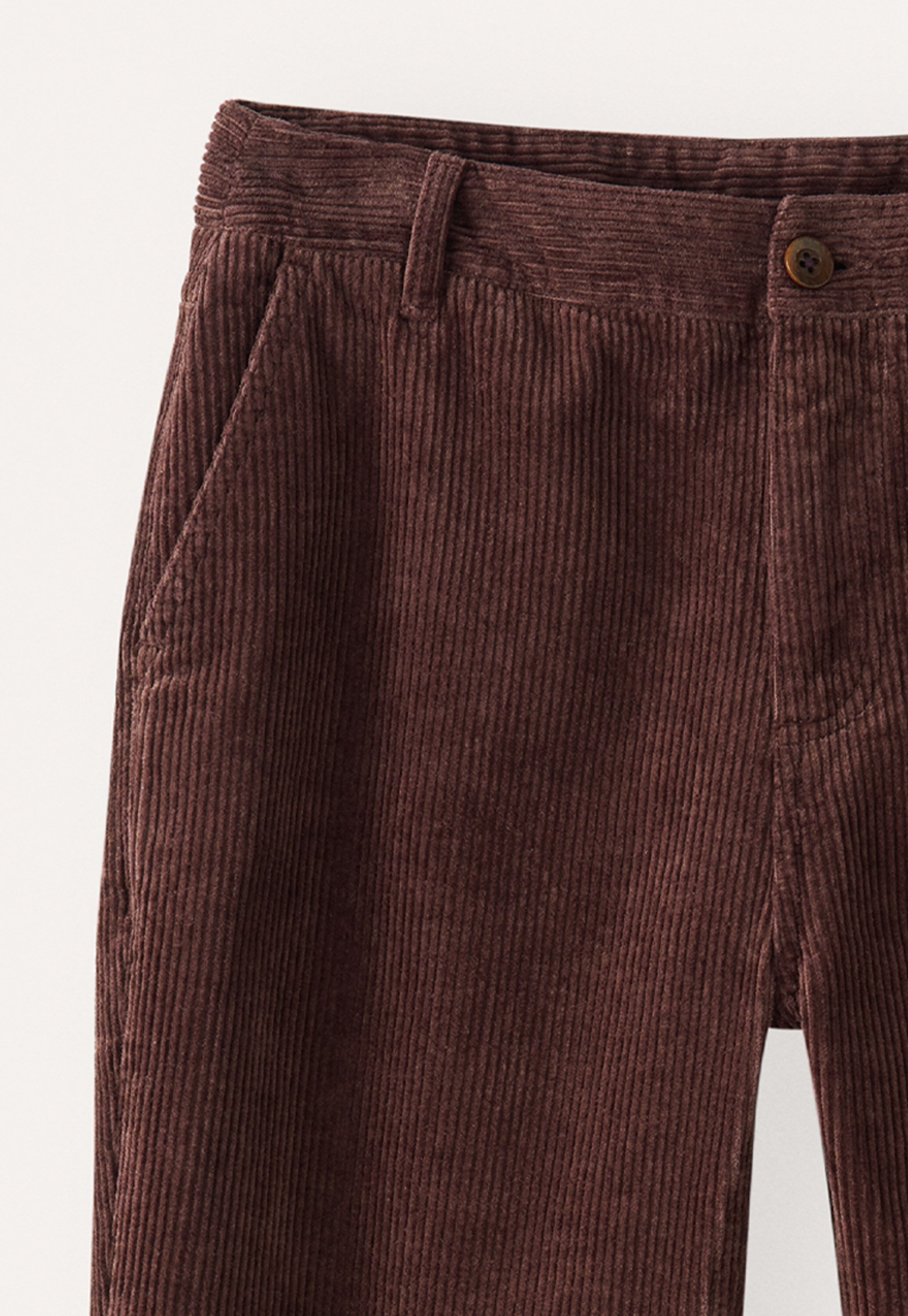 Schmale, k&uuml;rzere Hose, Zartes Aubergine, large