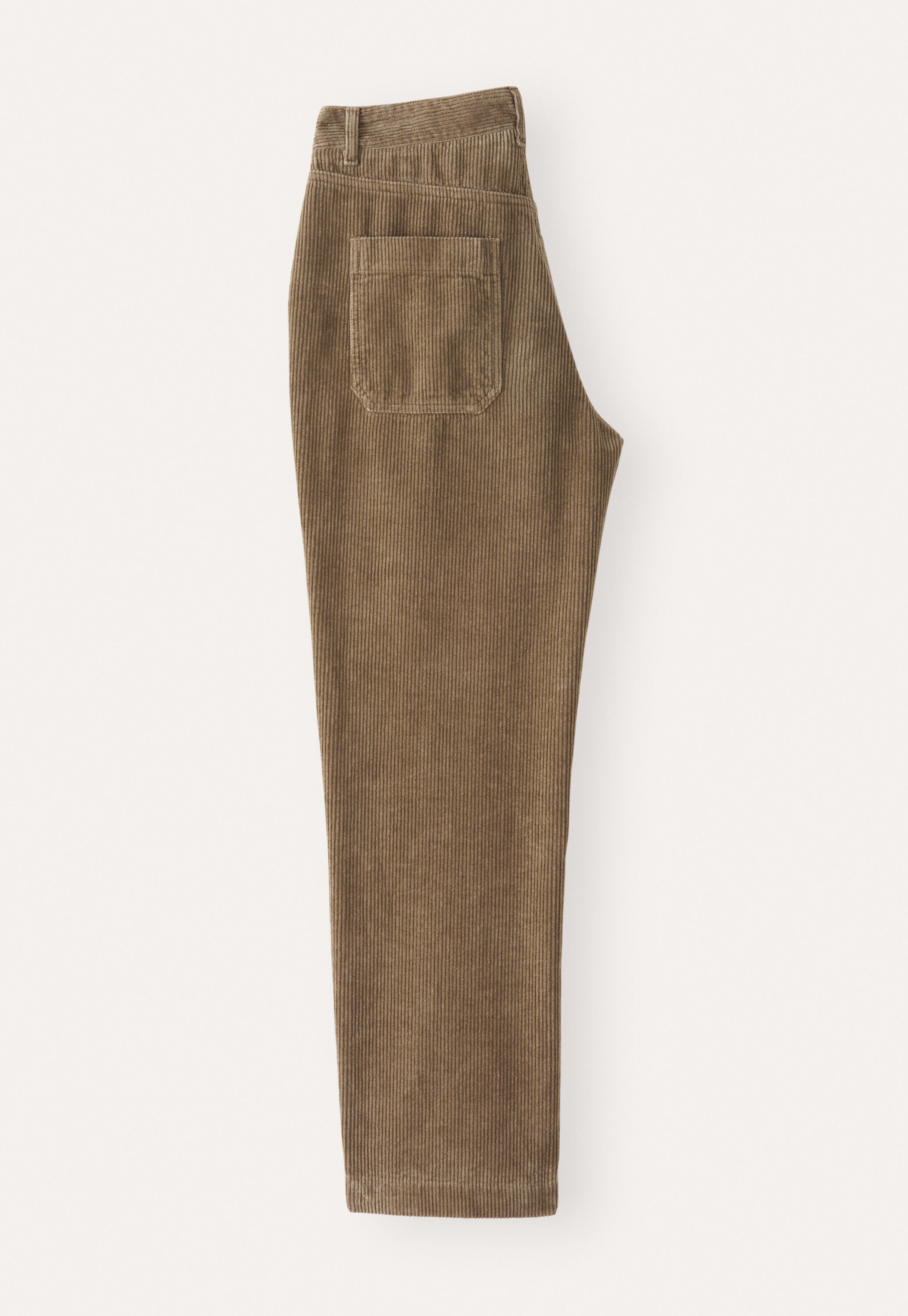 Schmale, k&uuml;rzere Hose, Taupebraun, large