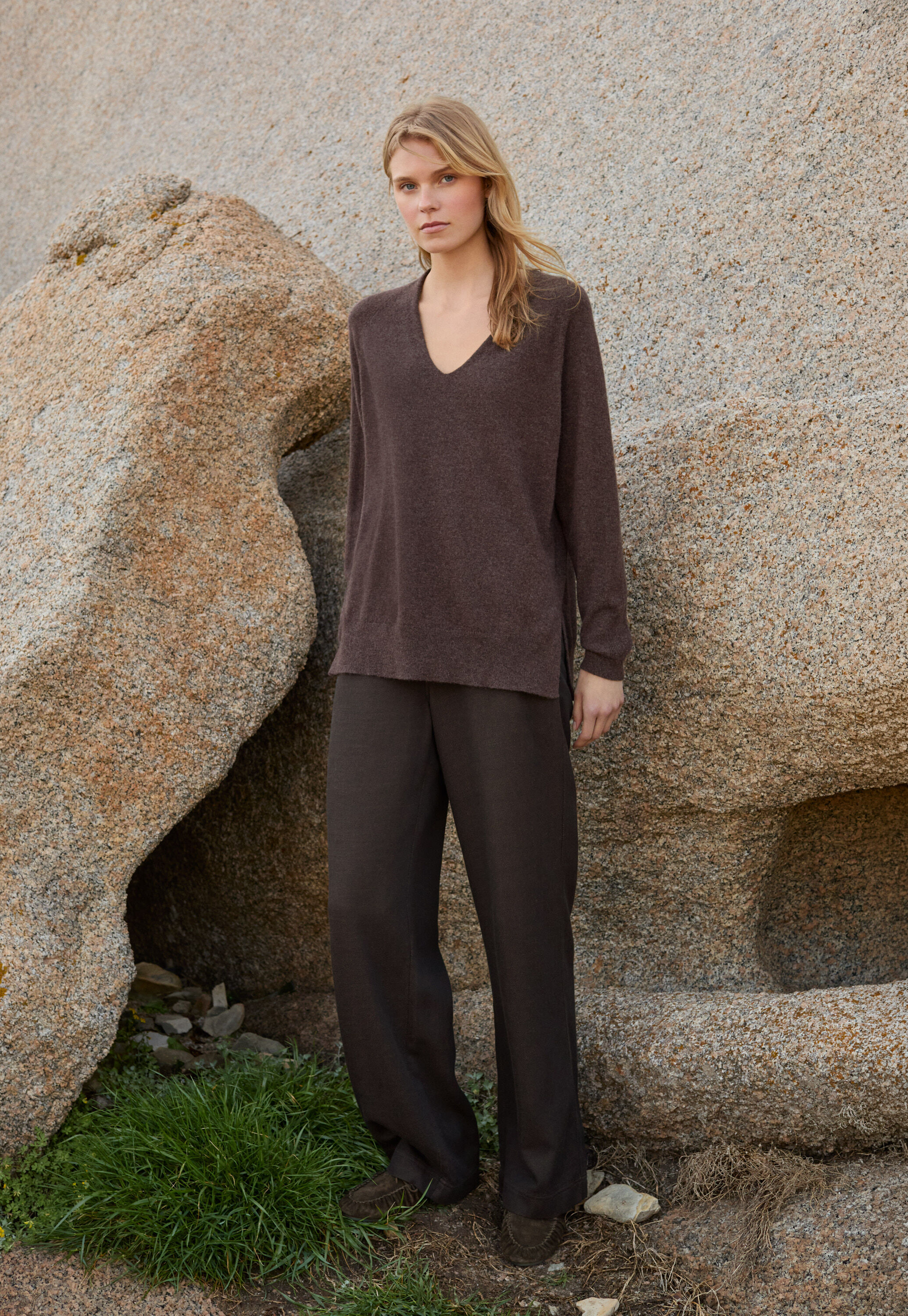 Kleid mit Peplum-Saum