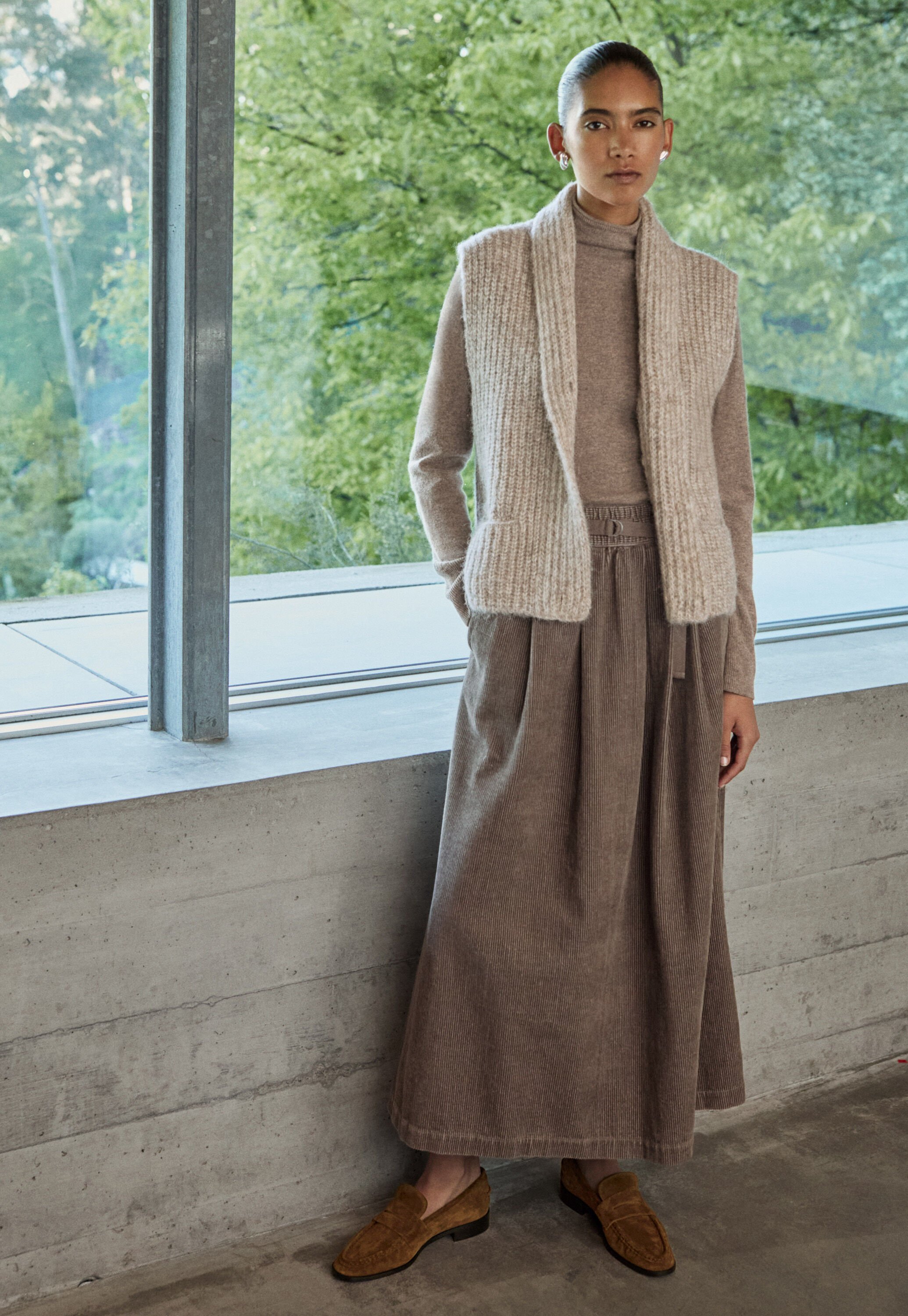 Cardigan mit Schalkragen